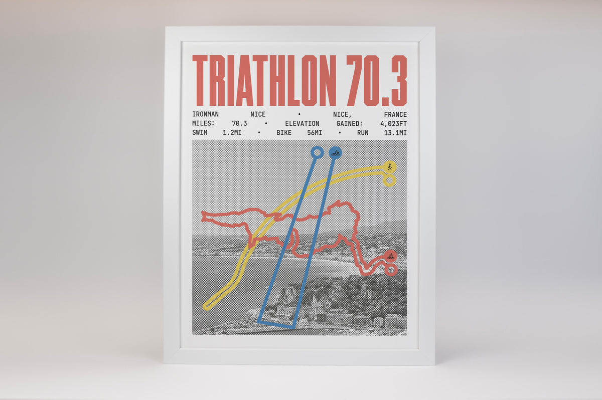 Ironman 70.3 Nice Poster