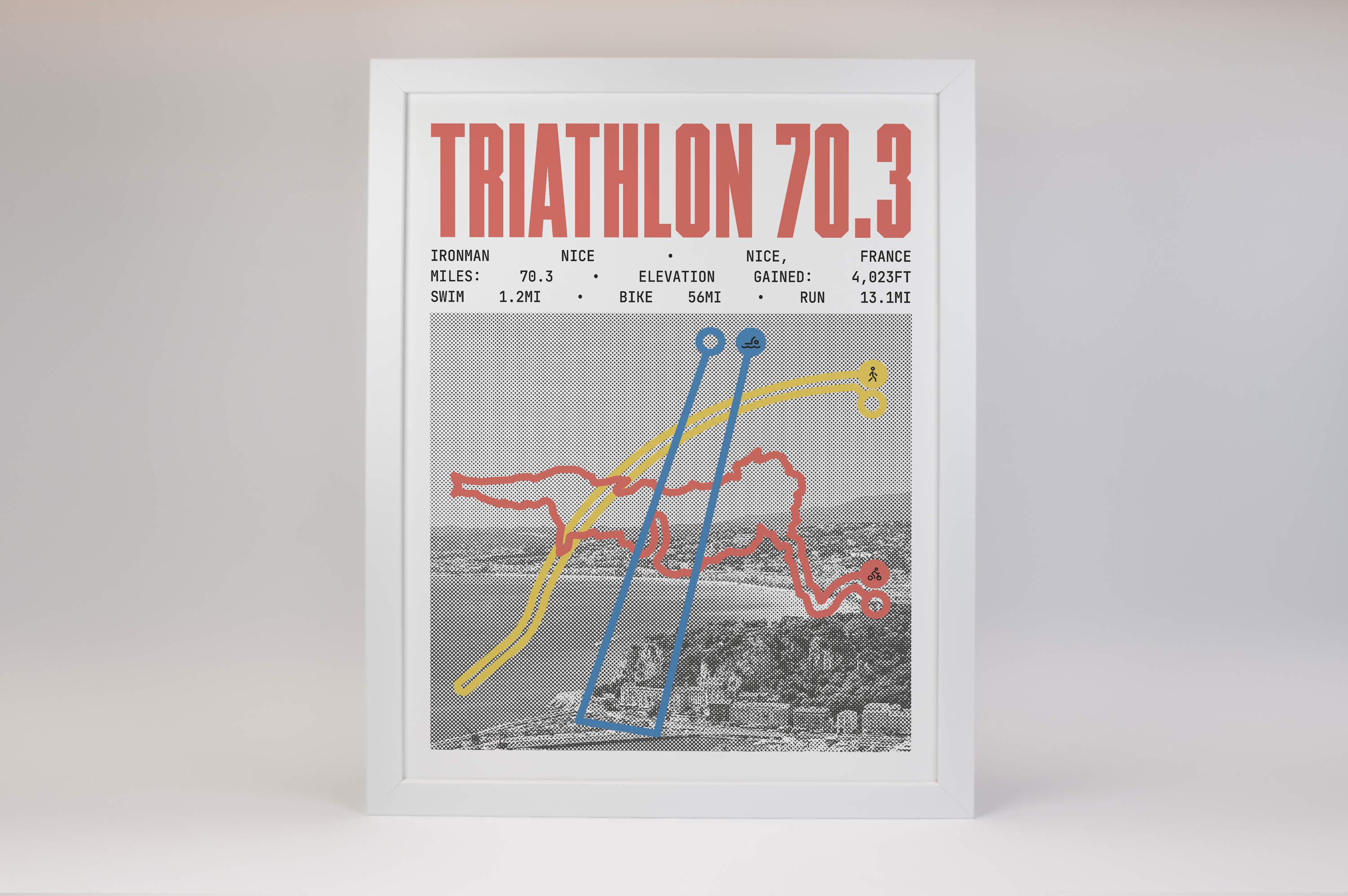Ironman 70.3 Nice Poster