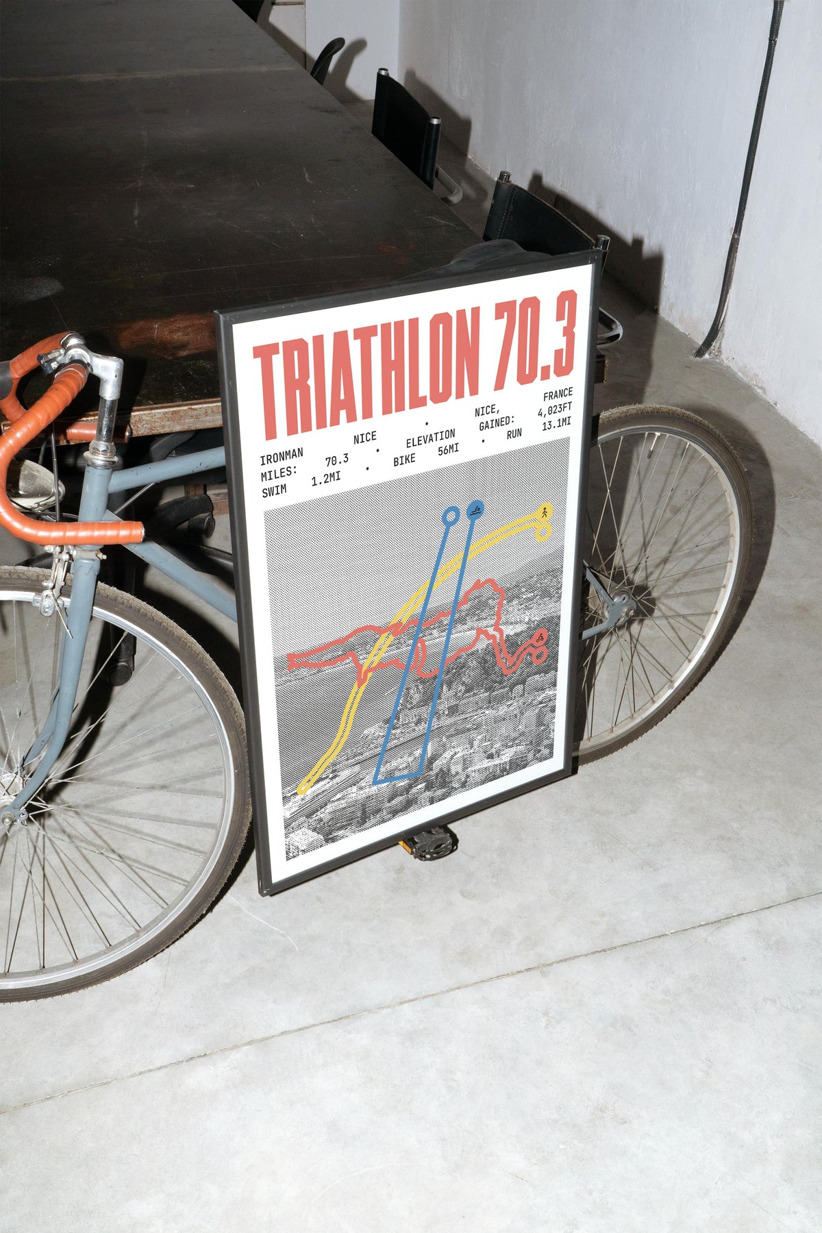 Ironman 70.3 Nice Poster