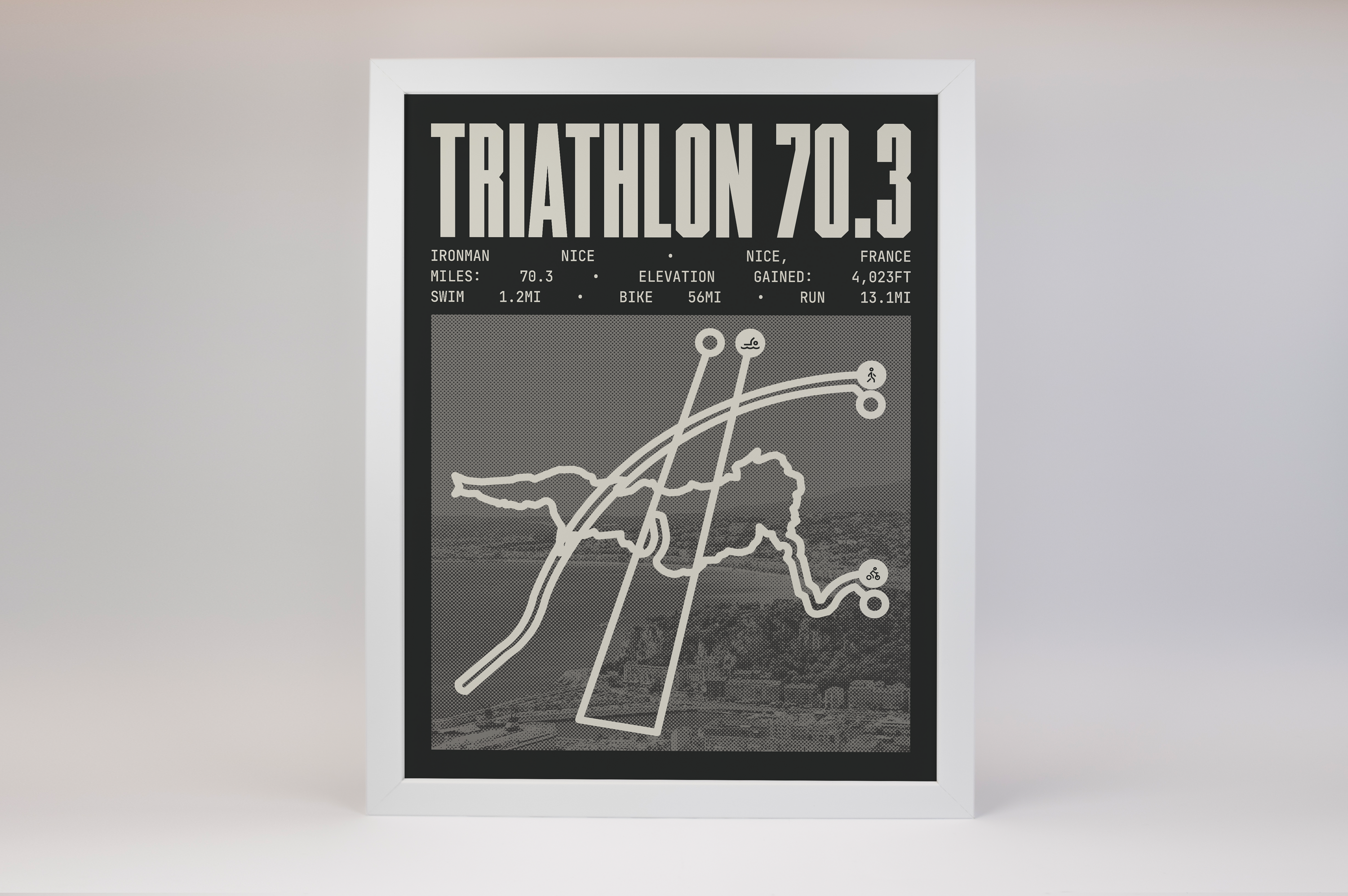 Ironman 70.3 Nice Poster