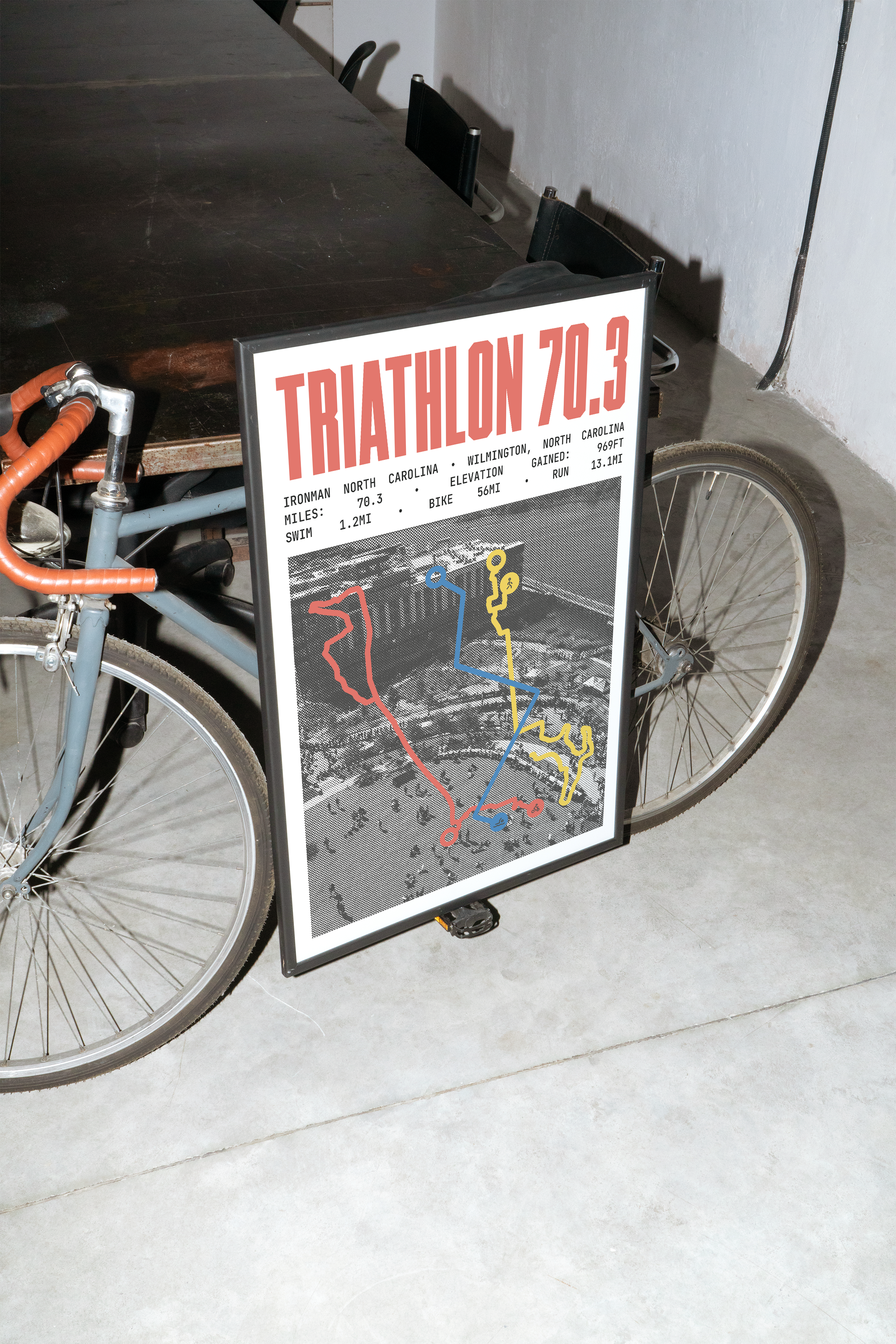 Ironman 70.3 North Carolina Poster
