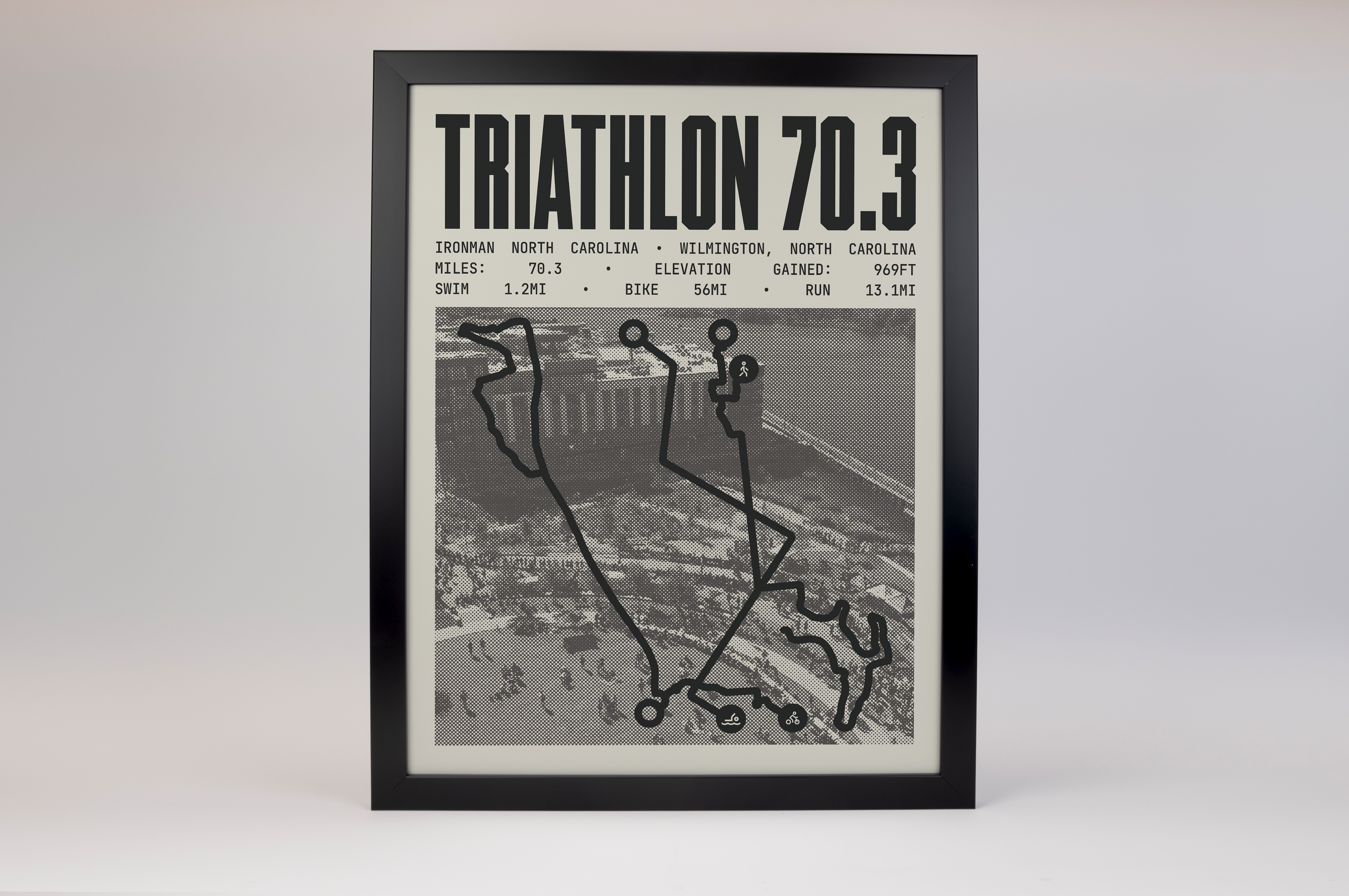 Ironman 70.3 North Carolina Poster