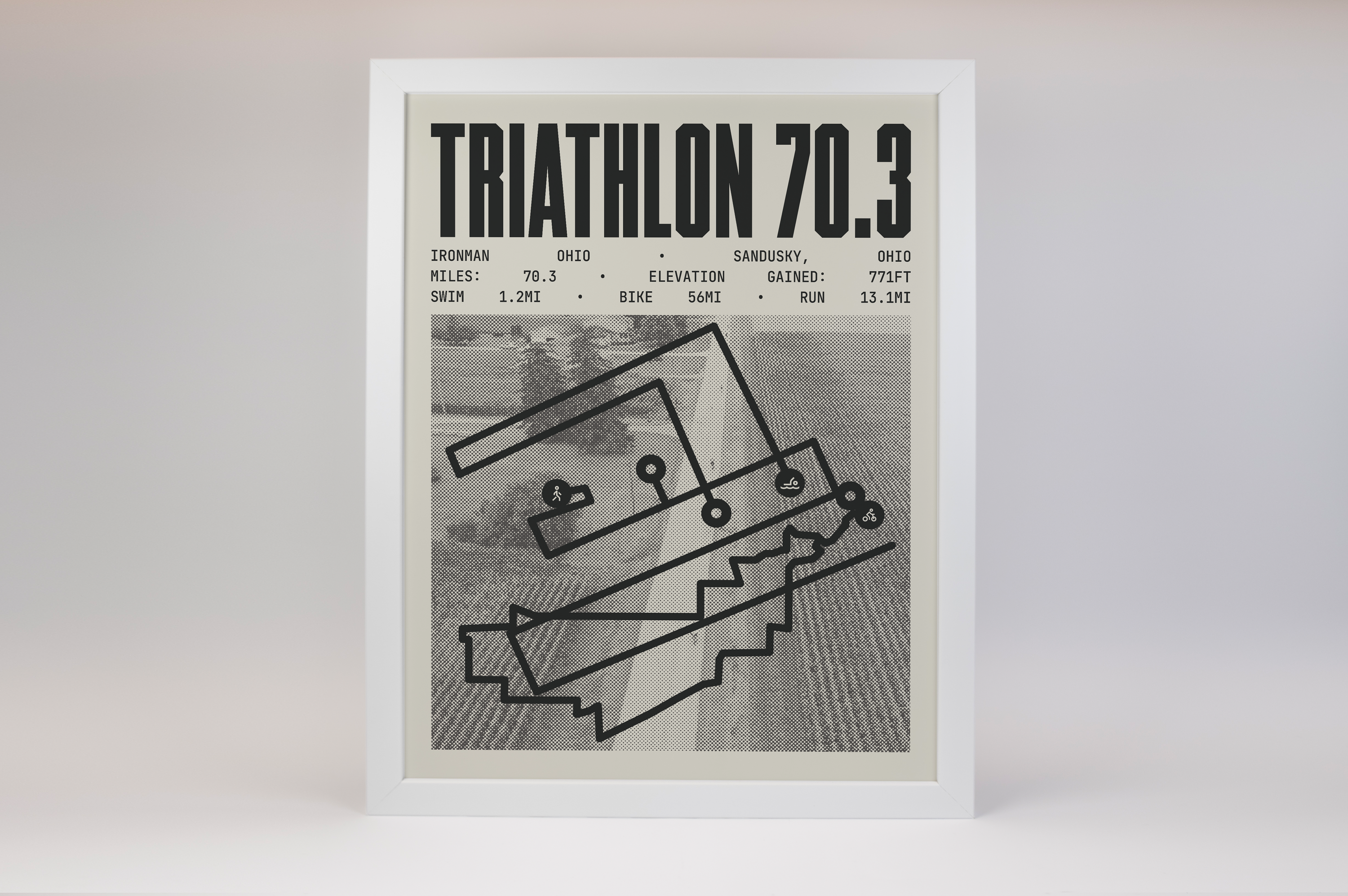 Ironman 70.3 Ohio Poster
