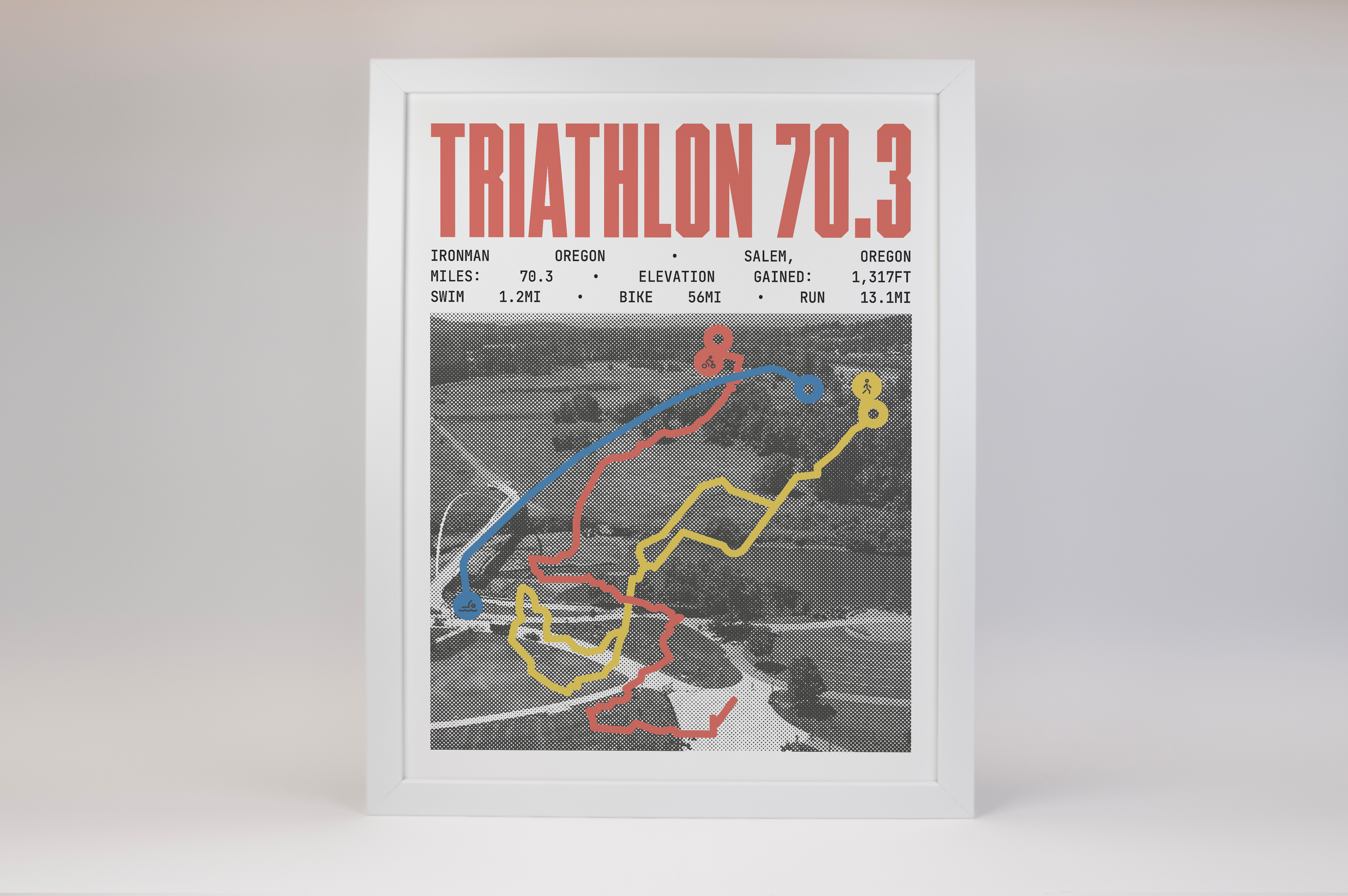 Ironman 70.3 Oregon Poster
