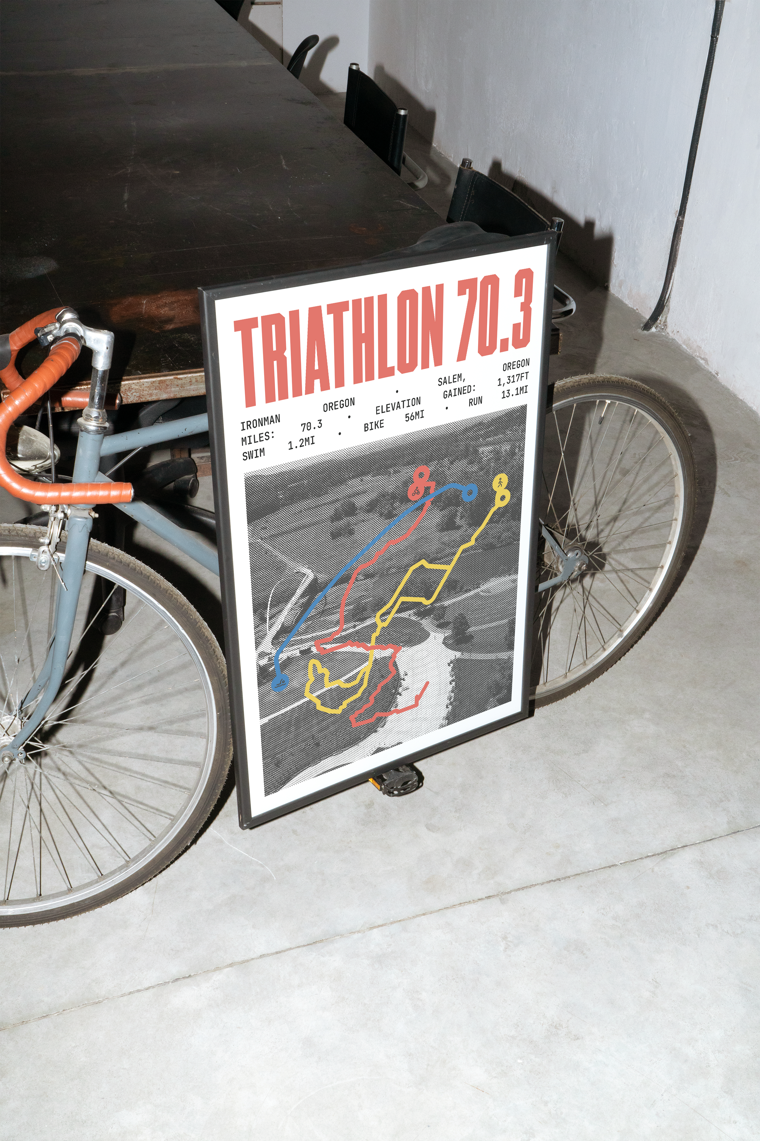 Ironman 70.3 Oregon Poster