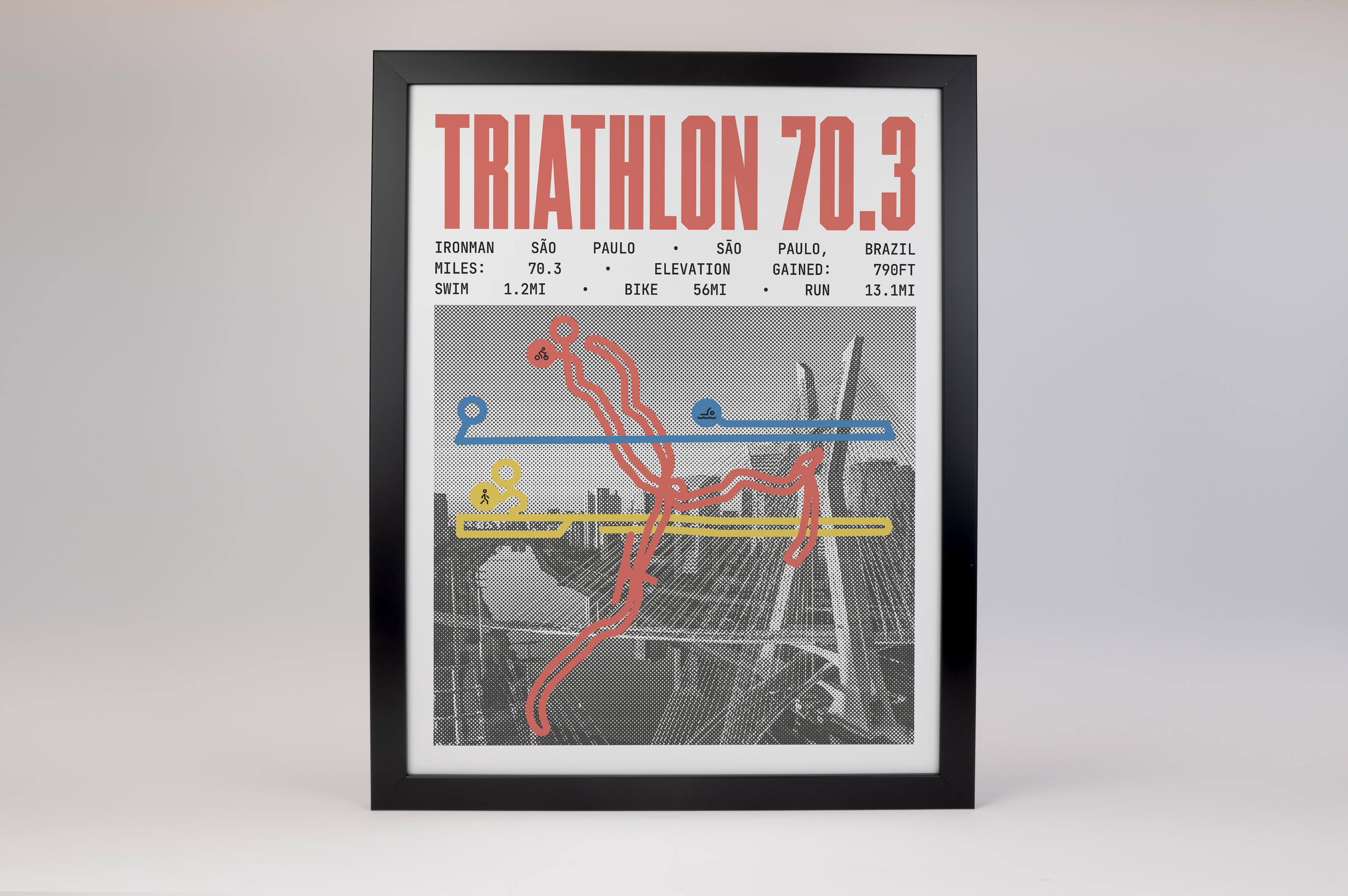 Ironman 70.3 São Paulo Poster