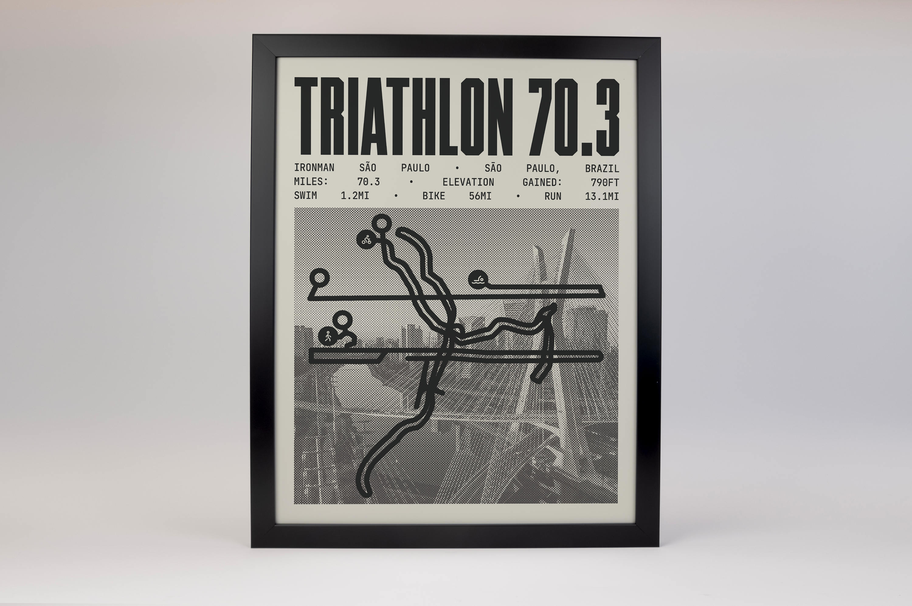 Ironman 70.3 São Paulo Poster