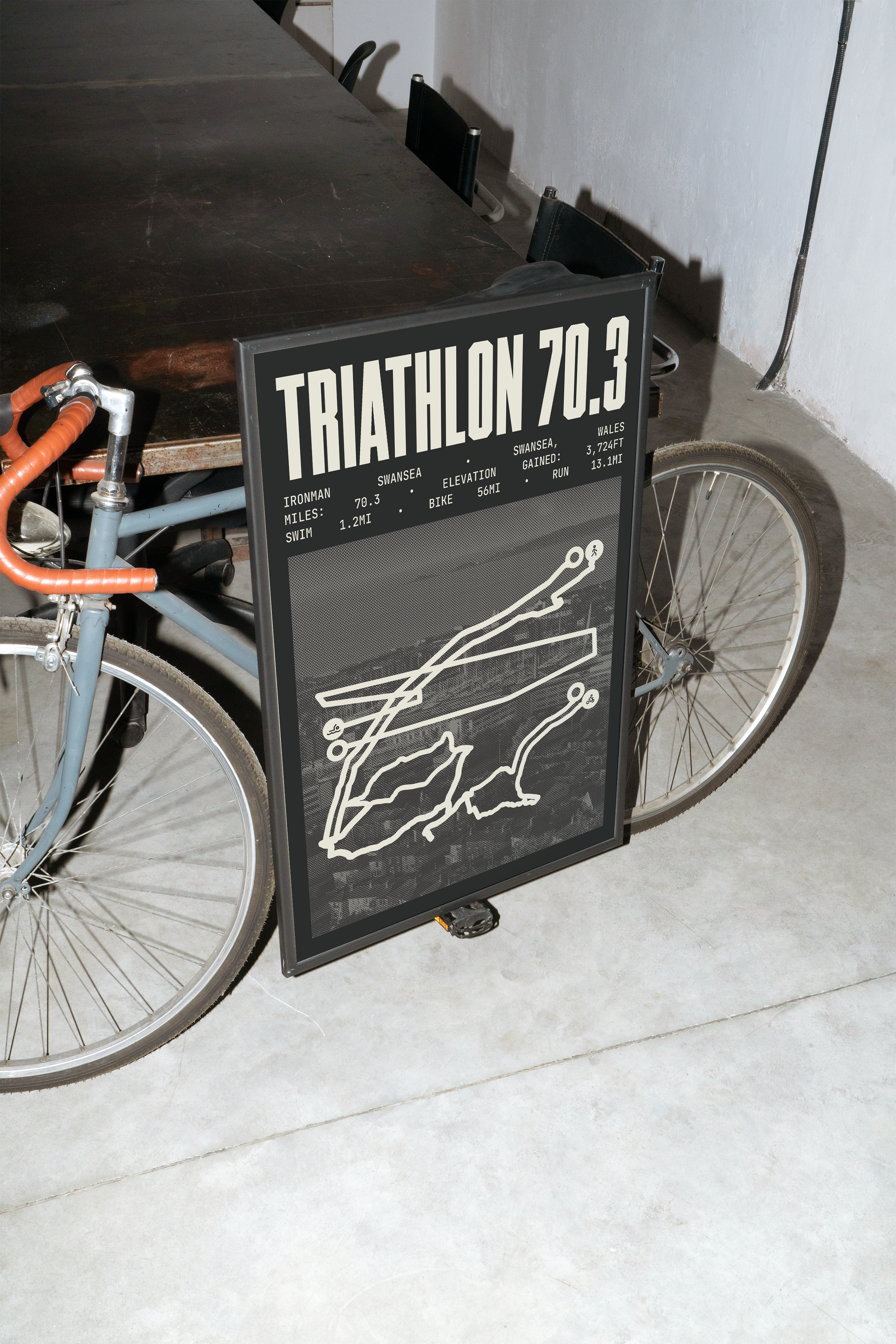 Ironman 70.3 Swansea Poster