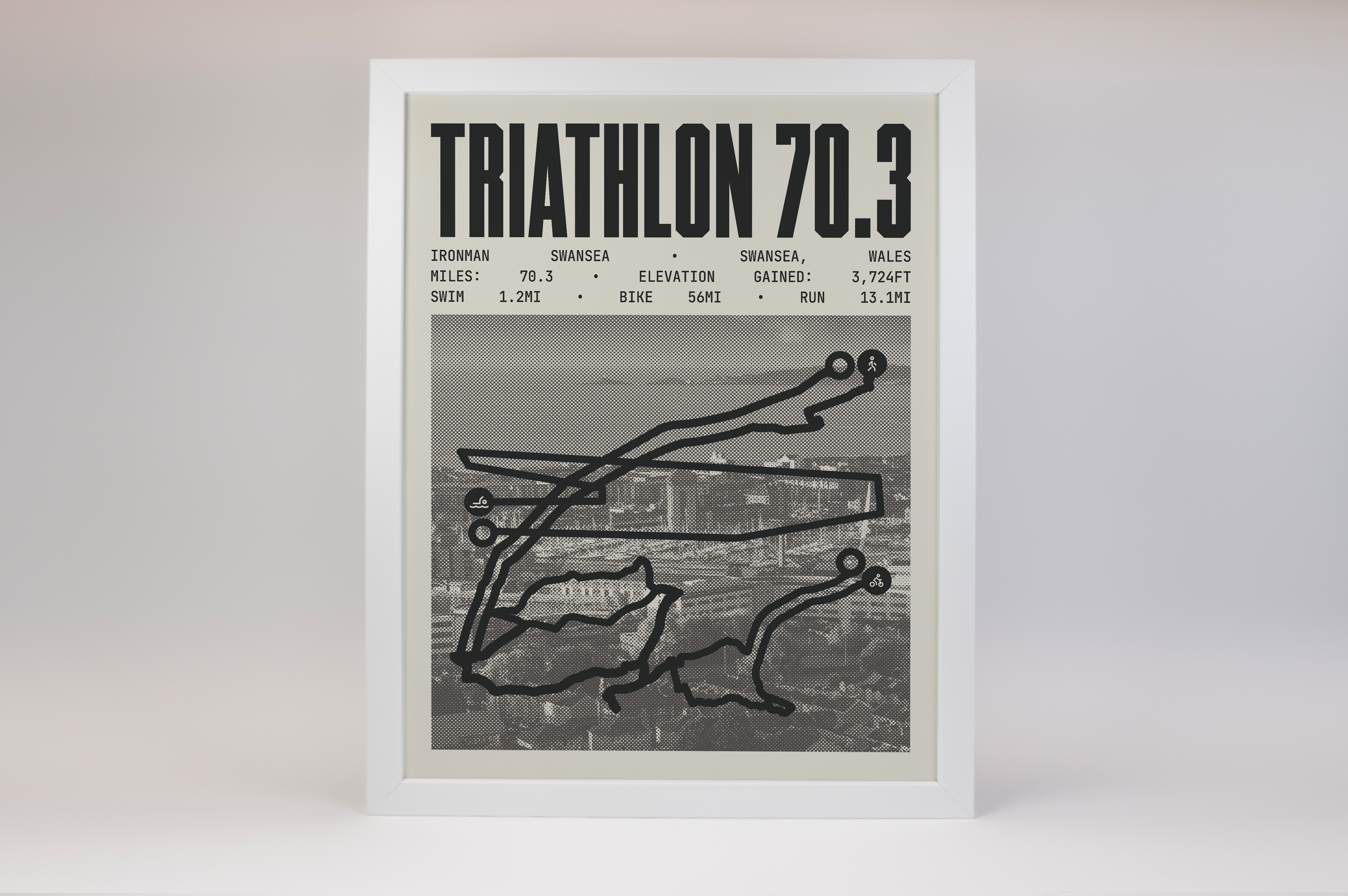 Ironman 70.3 Swansea Poster
