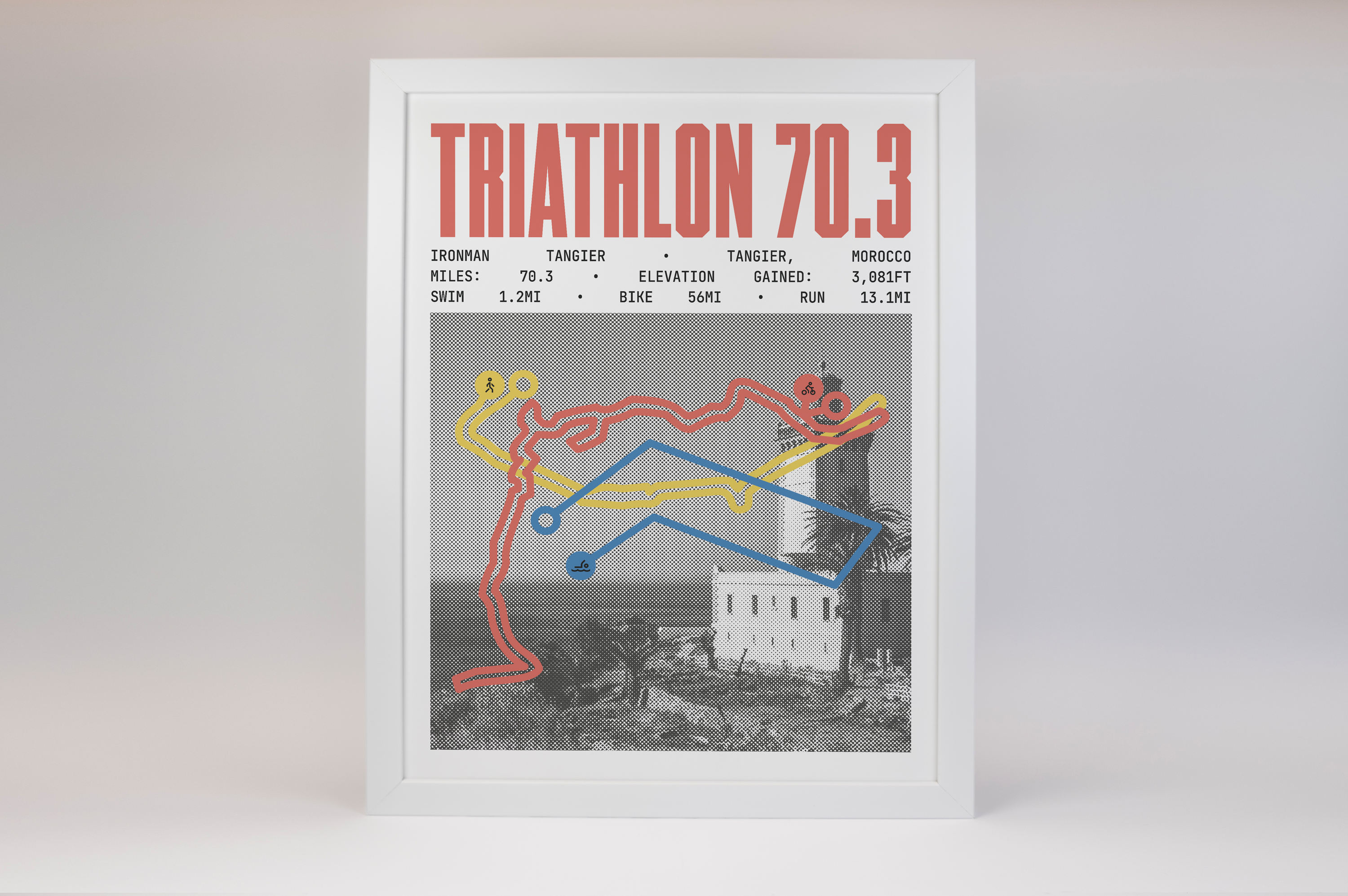 Ironman 70.3 Tangier Poster