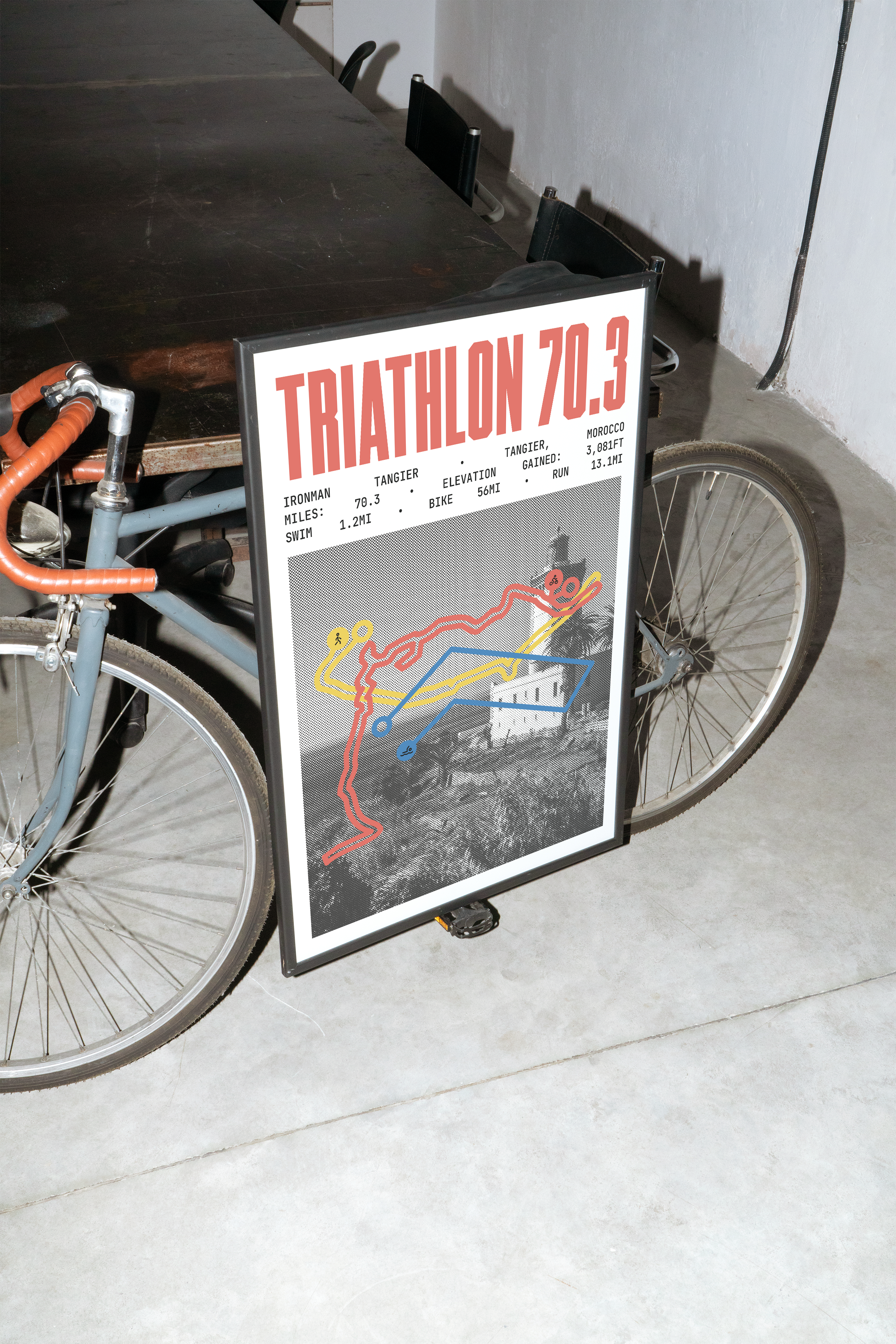 Ironman 70.3 Tangier Poster