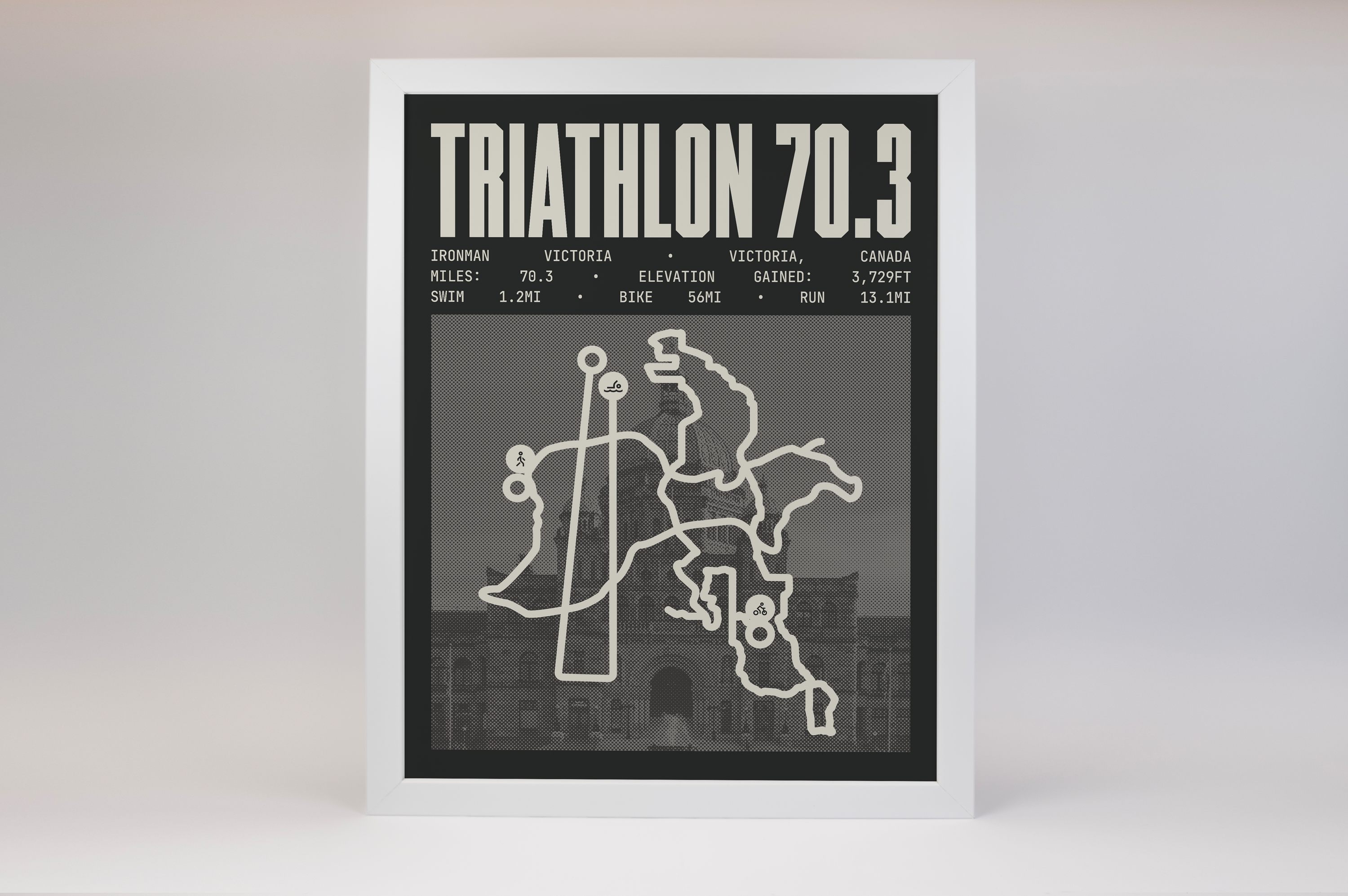 Ironman 70.3 Victoria Poster