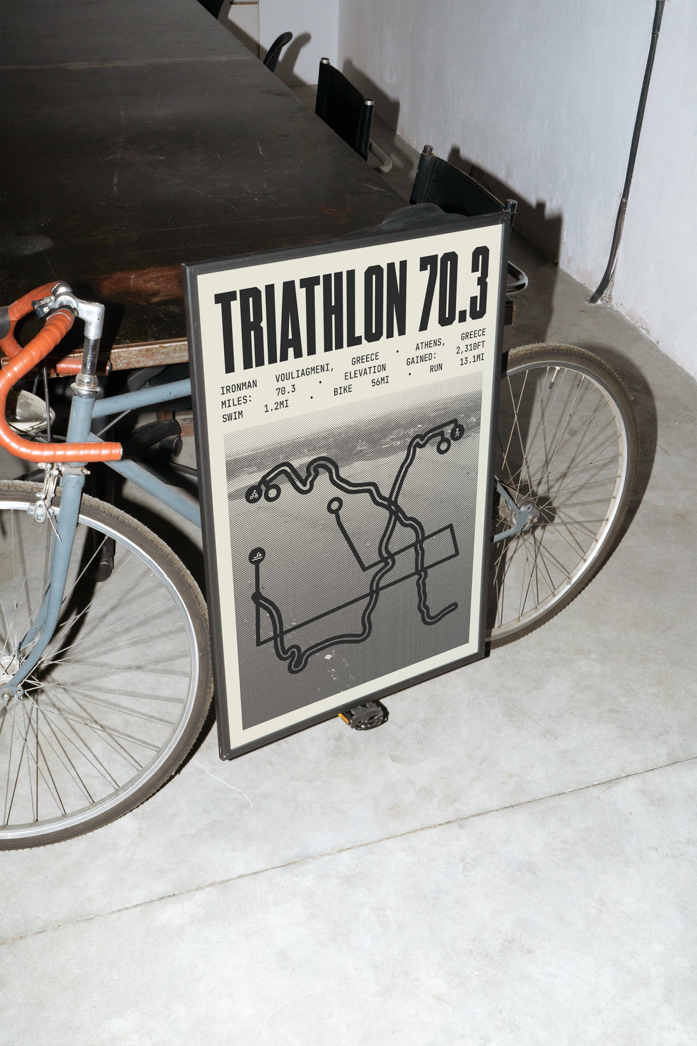 Ironman 70.3 Vouliagmeni, Greece Poster