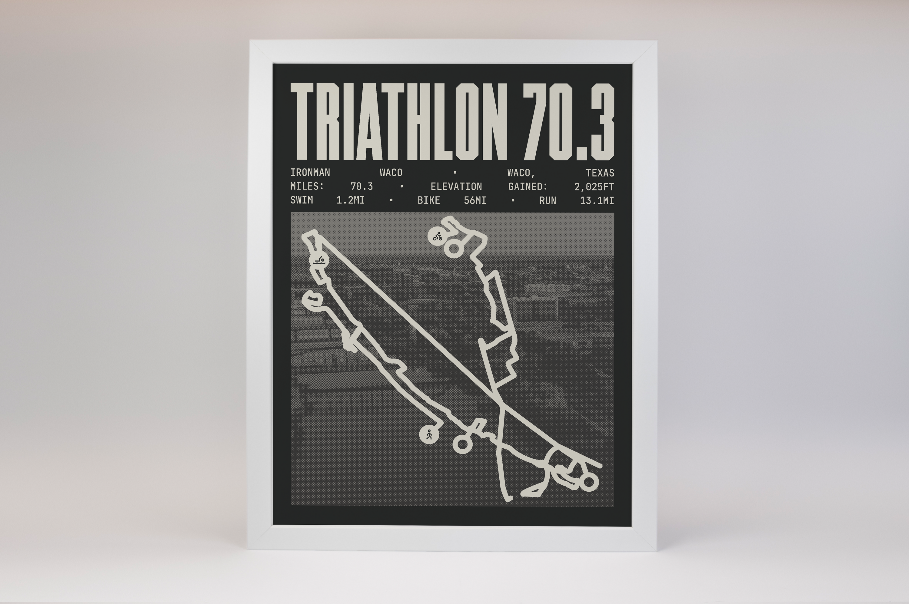 Ironman 70.3 Waco Poster