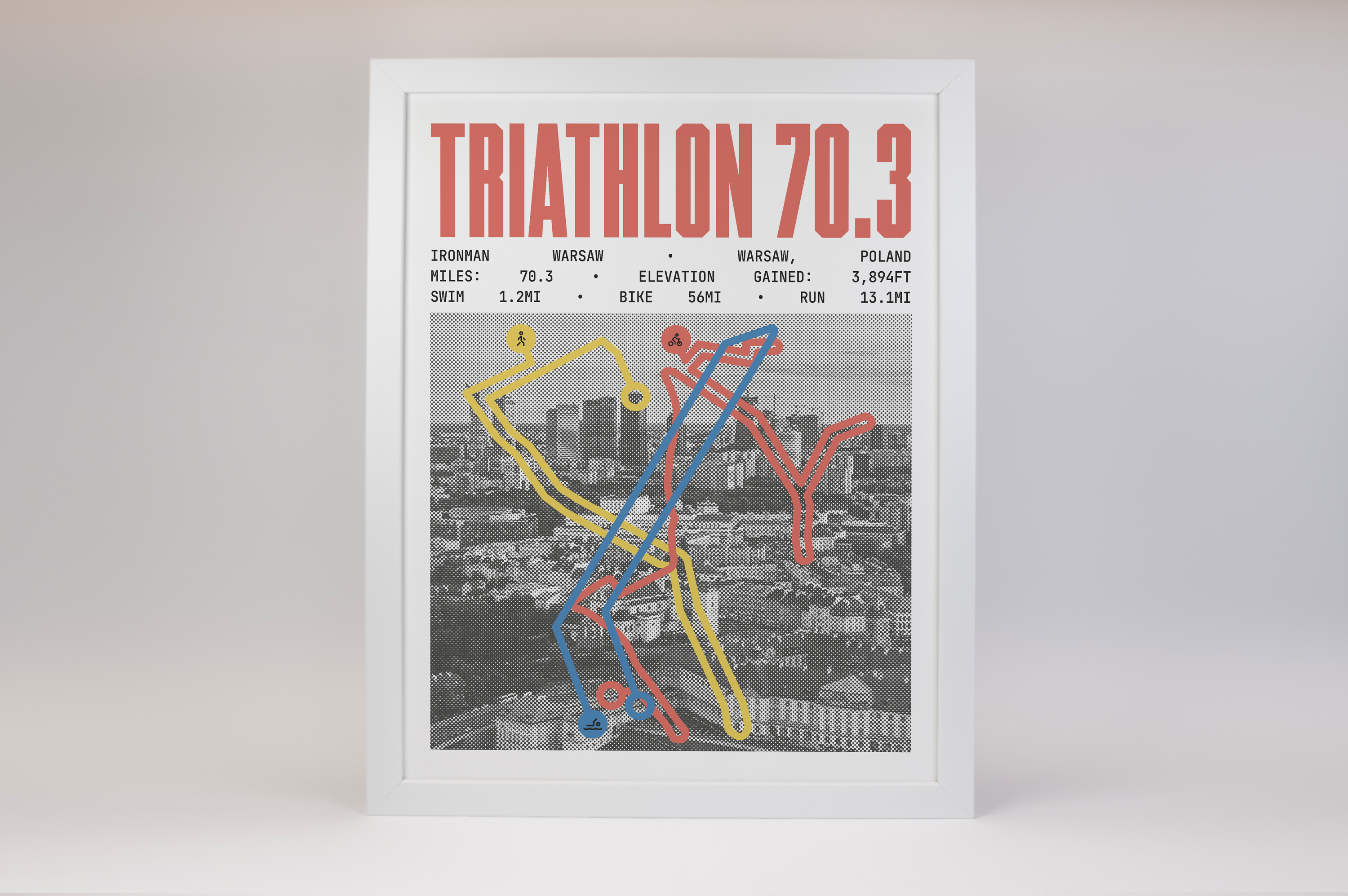 Ironman 70.3 Warsaw Poster