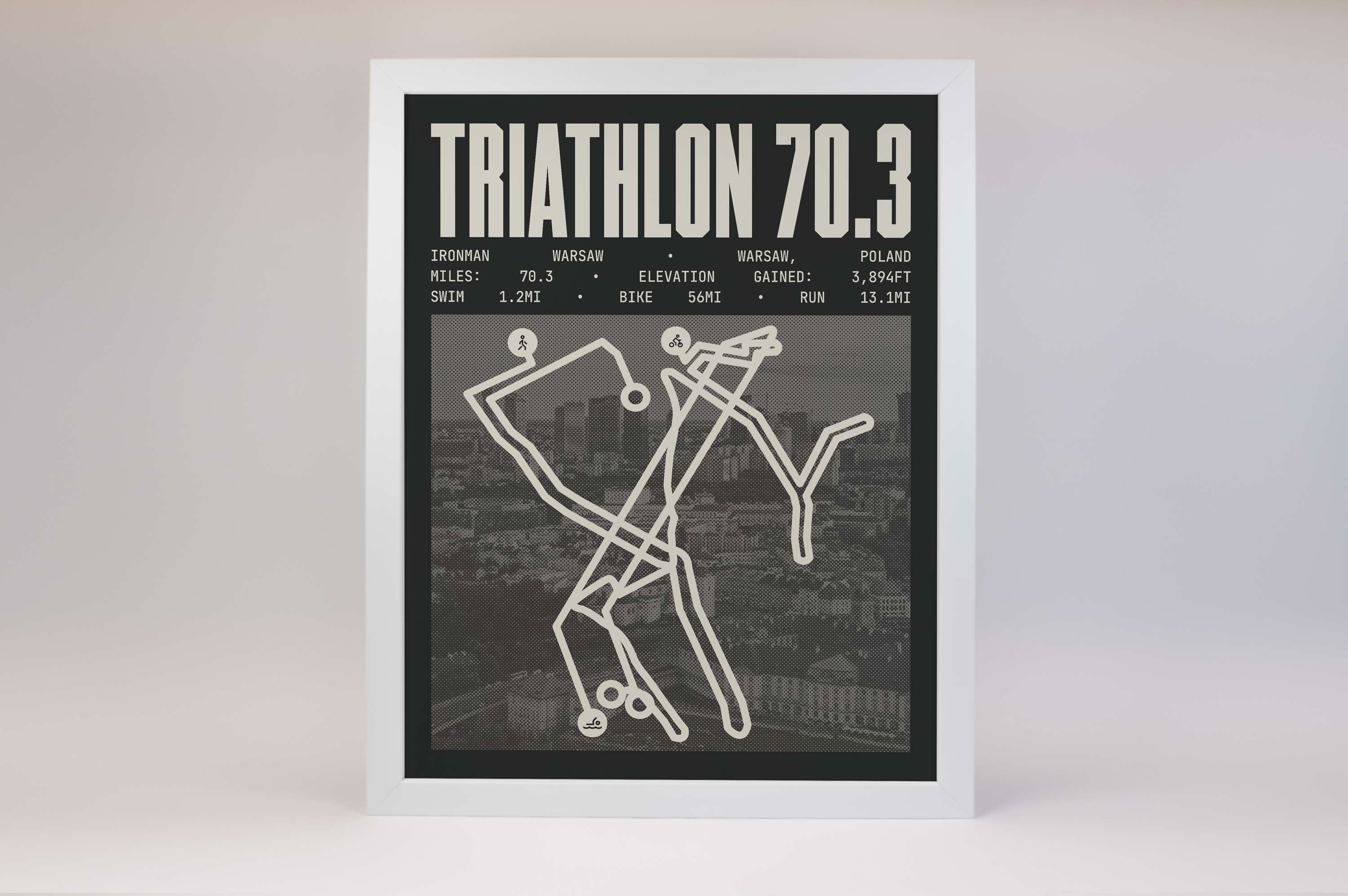 Ironman 70.3 Warsaw Poster