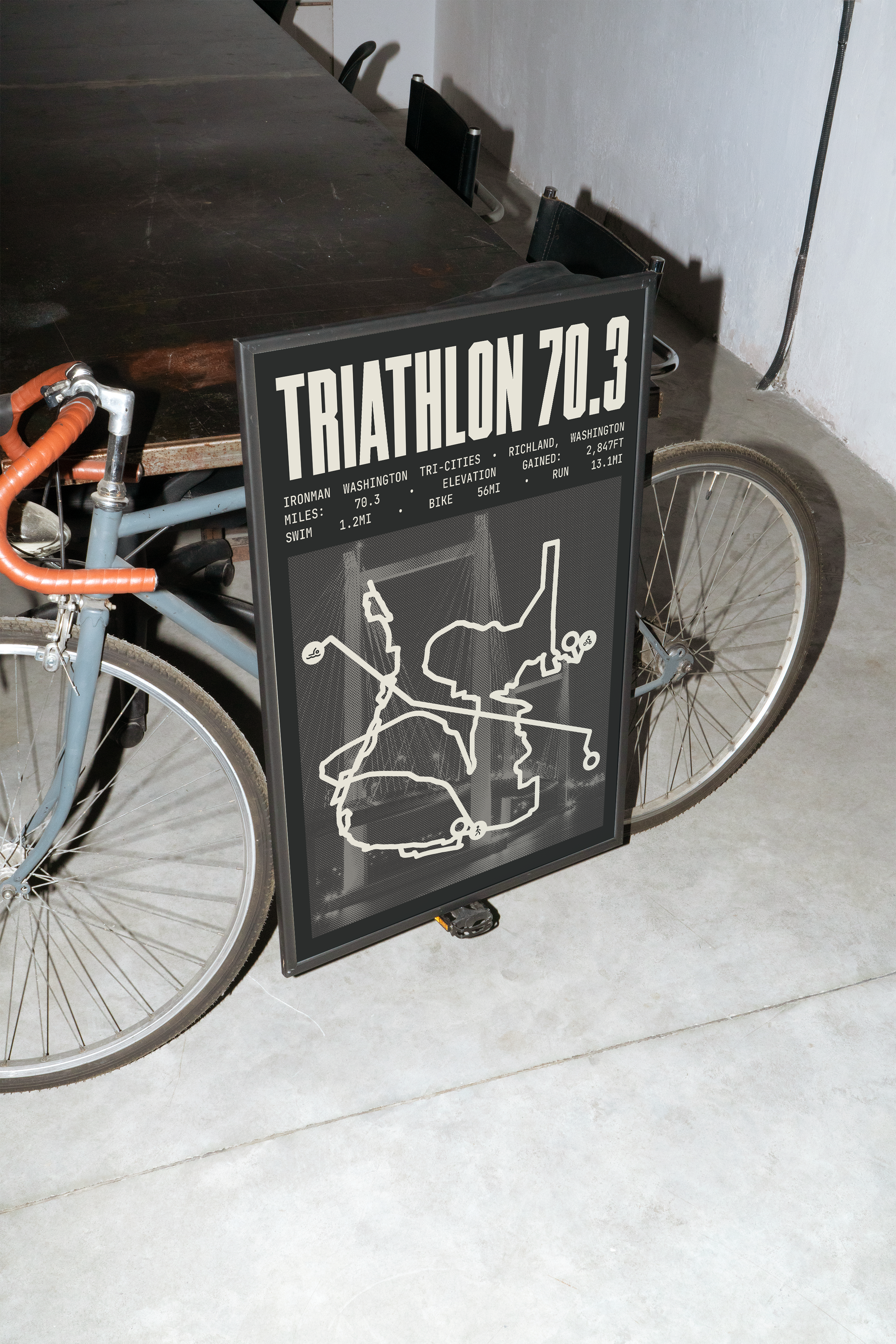 Ironman 70.3 Washington Tri-Cities Poster