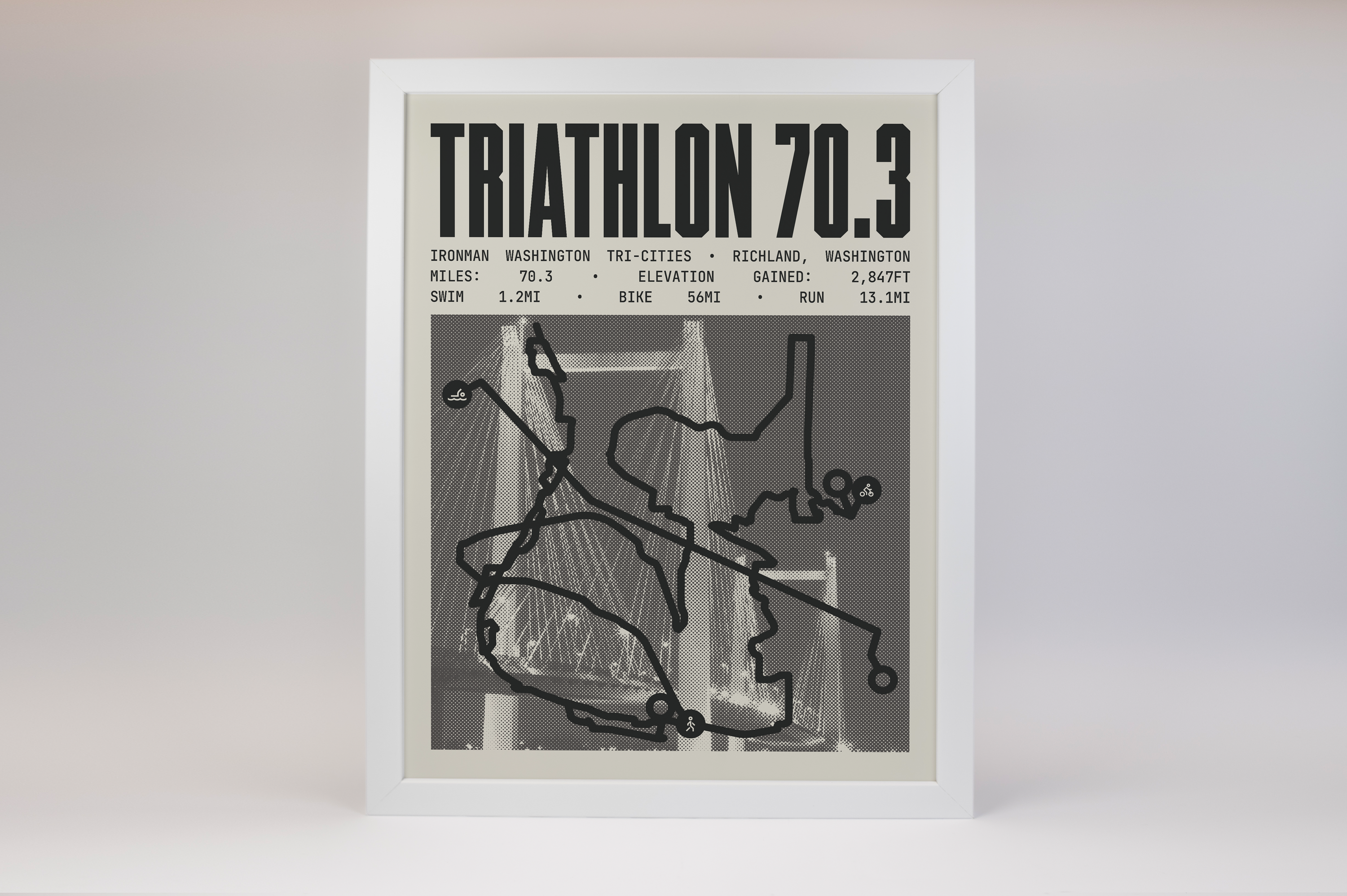 Ironman 70.3 Washington Tri-Cities Poster