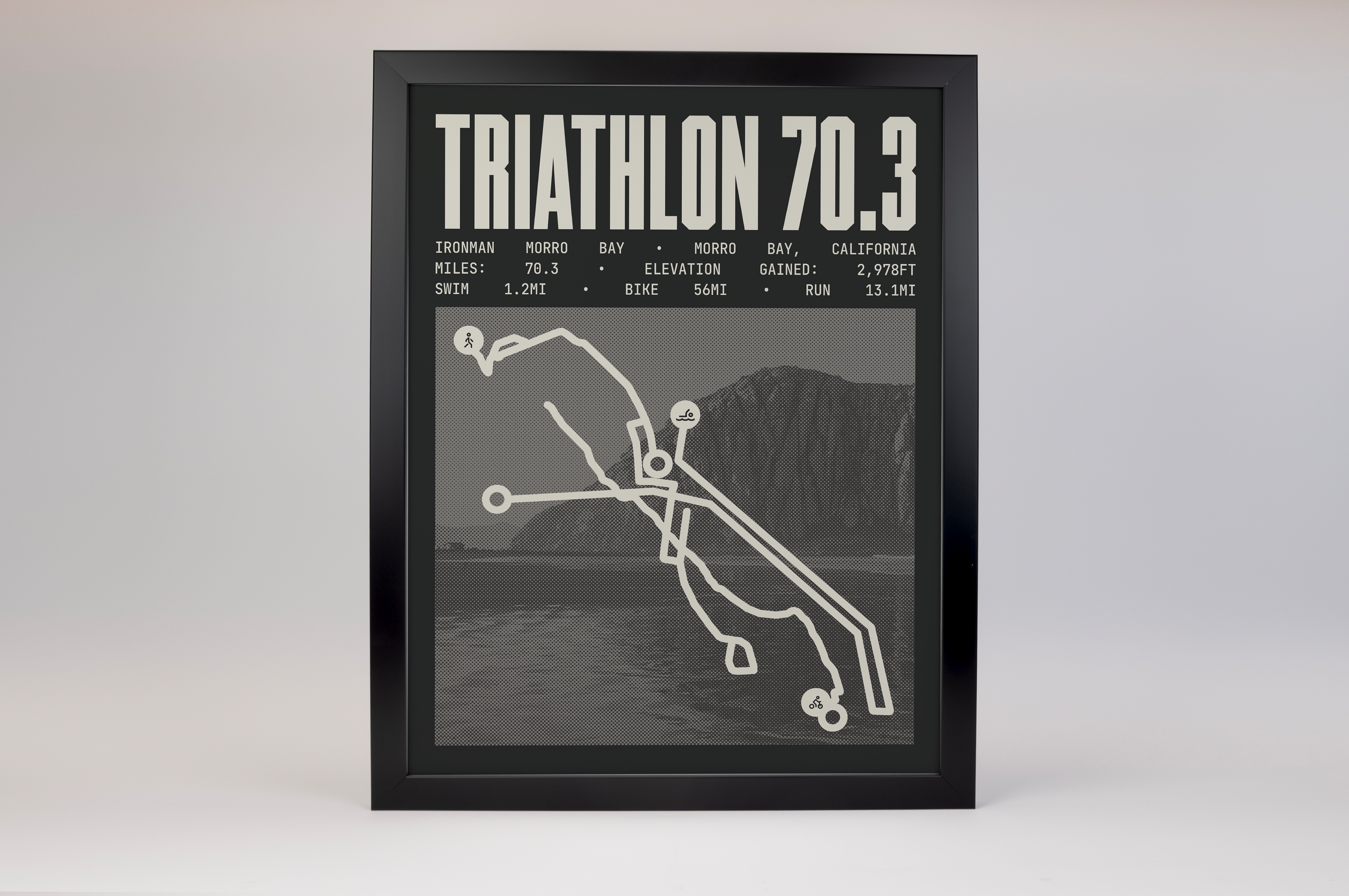 Ironman 70.3 Morro Bay Poster