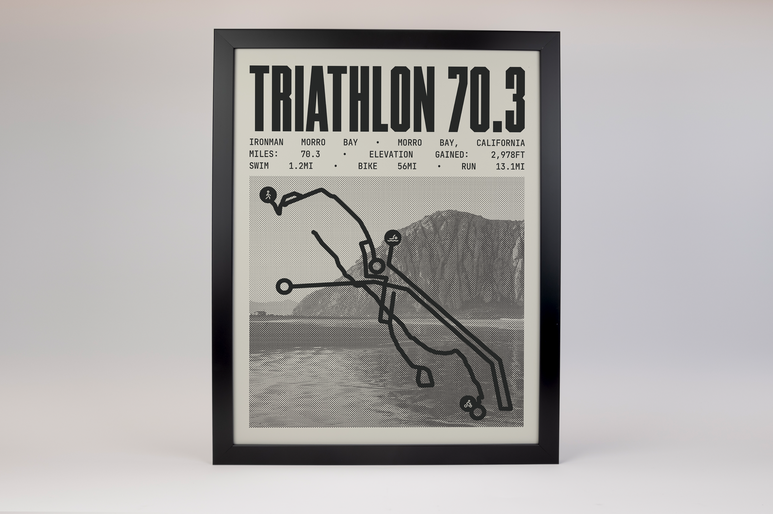 Ironman 70.3 Morro Bay Poster