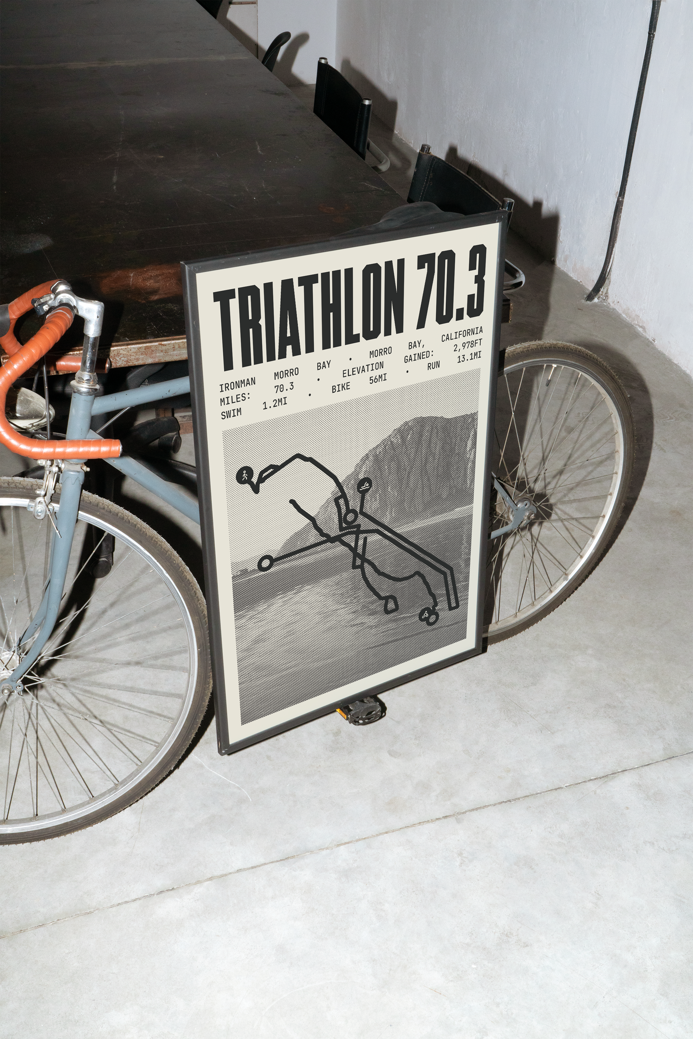 Ironman 70.3 Morro Bay Poster