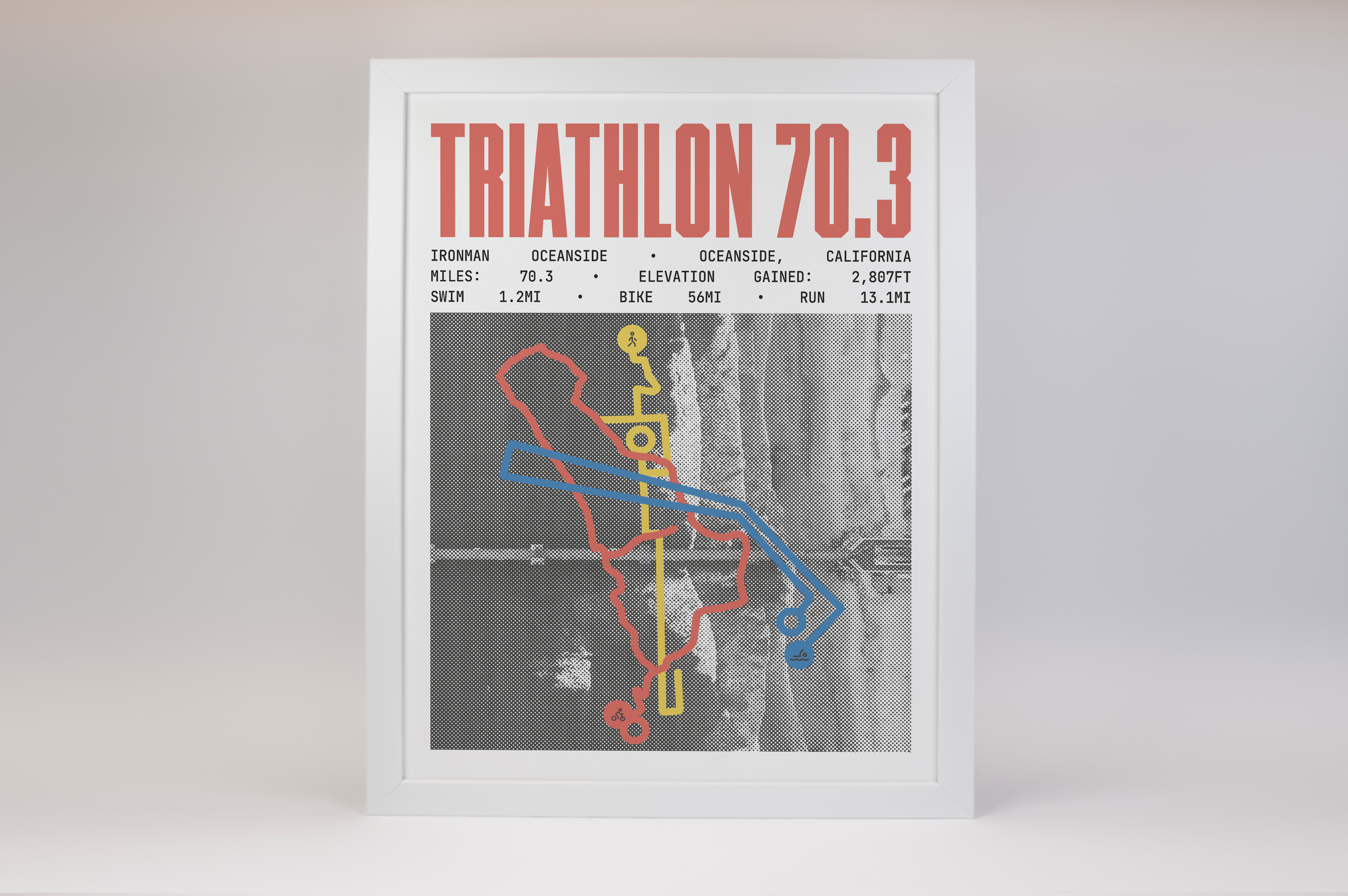 Ironman 70.3 Oceanside Poster