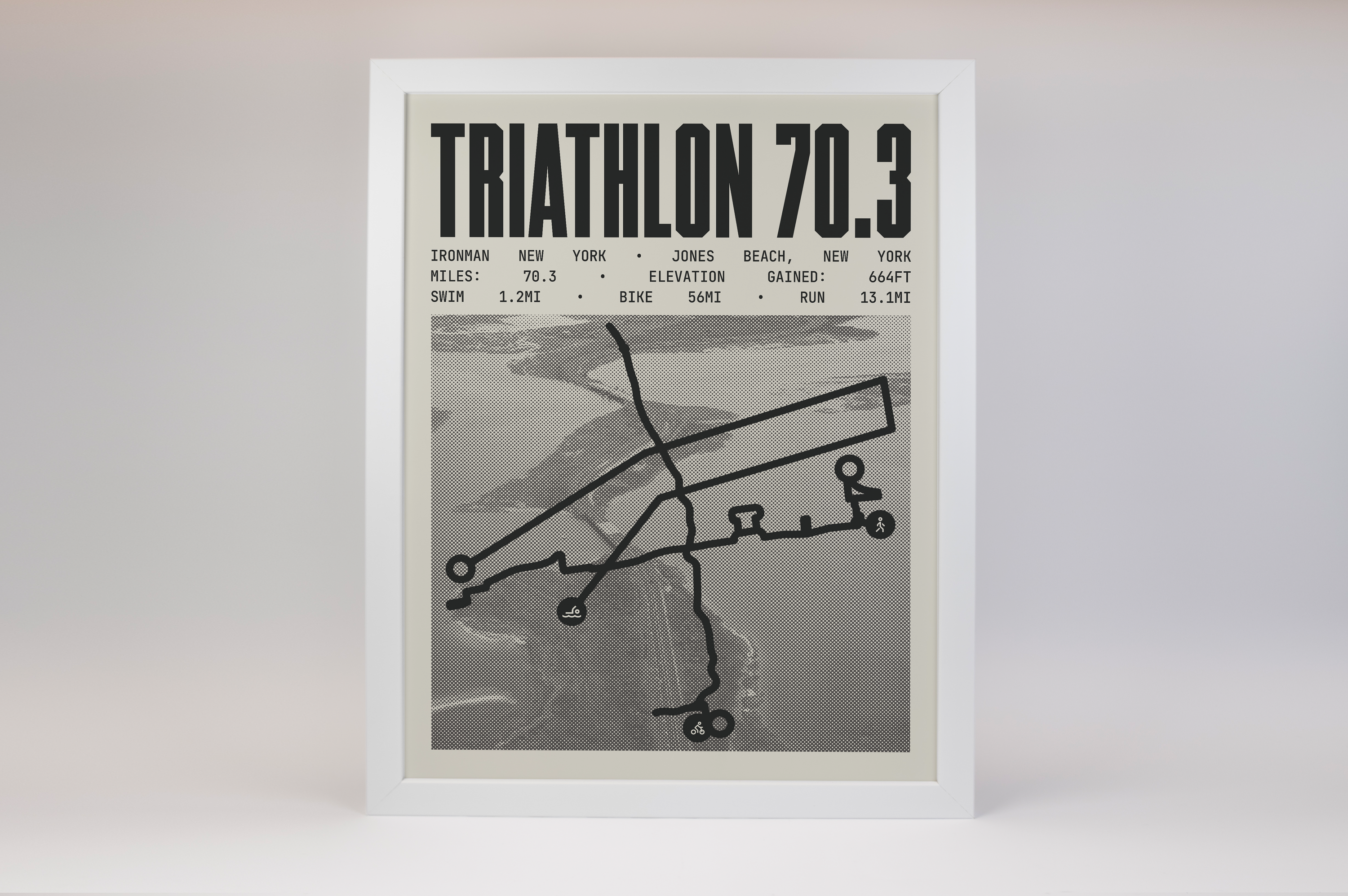 Ironman 70.3 New York Poster