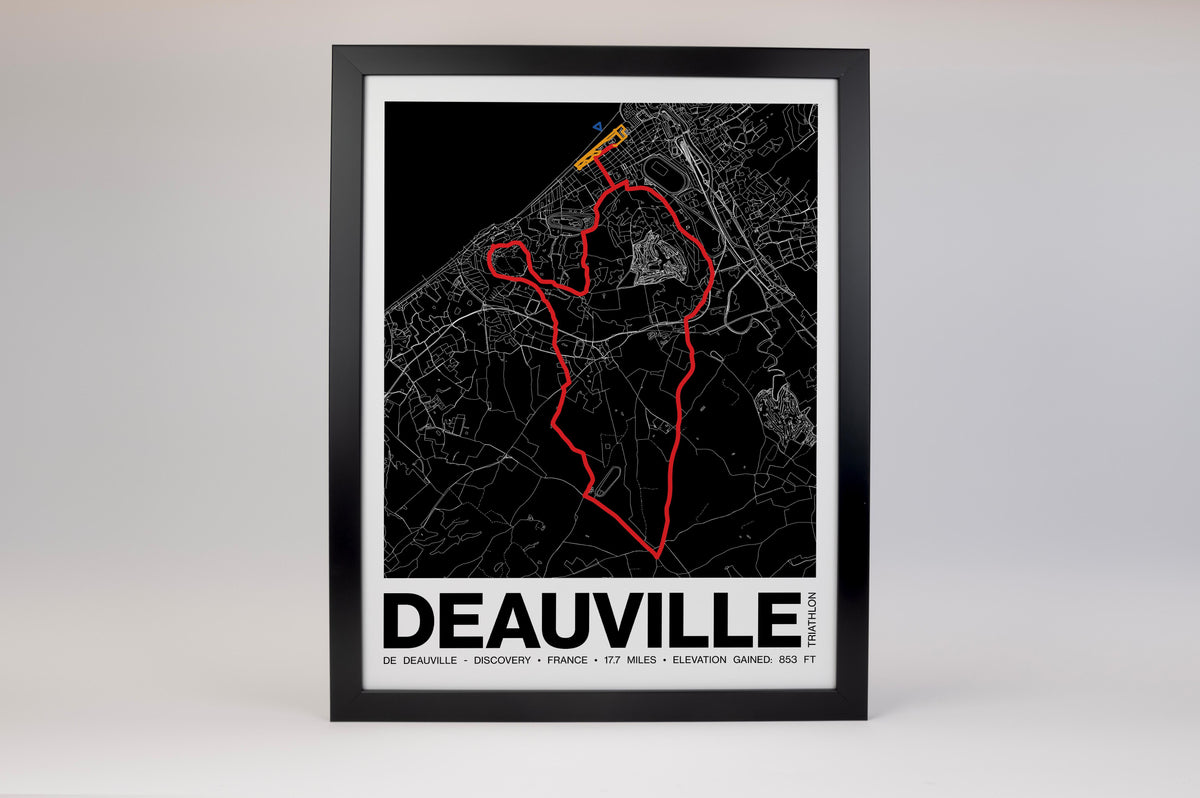 Triathlon de Deauville DISCOVERY Poster - Grid Style