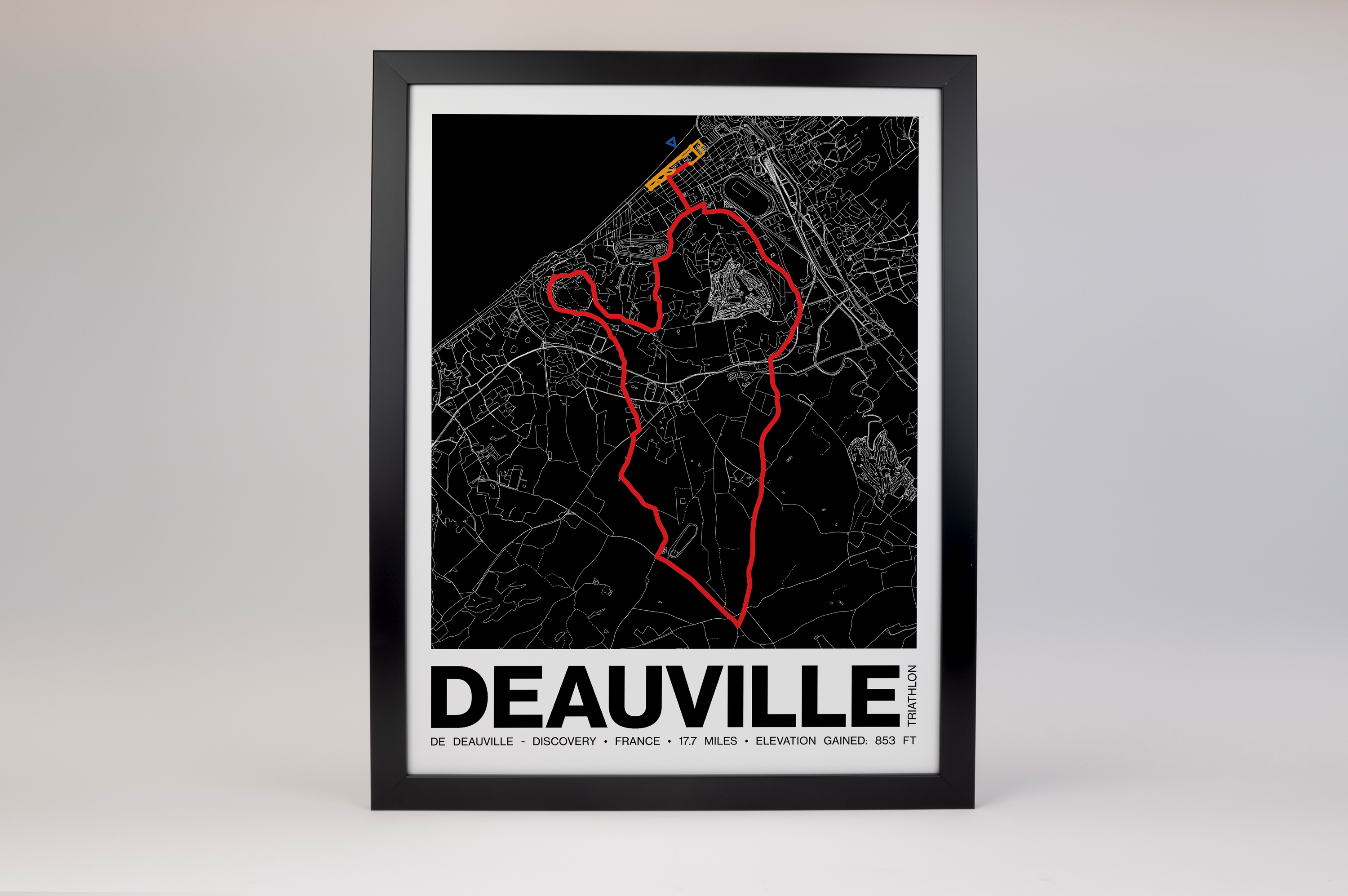 Triathlon de Deauville DISCOVERY Poster - Grid Style