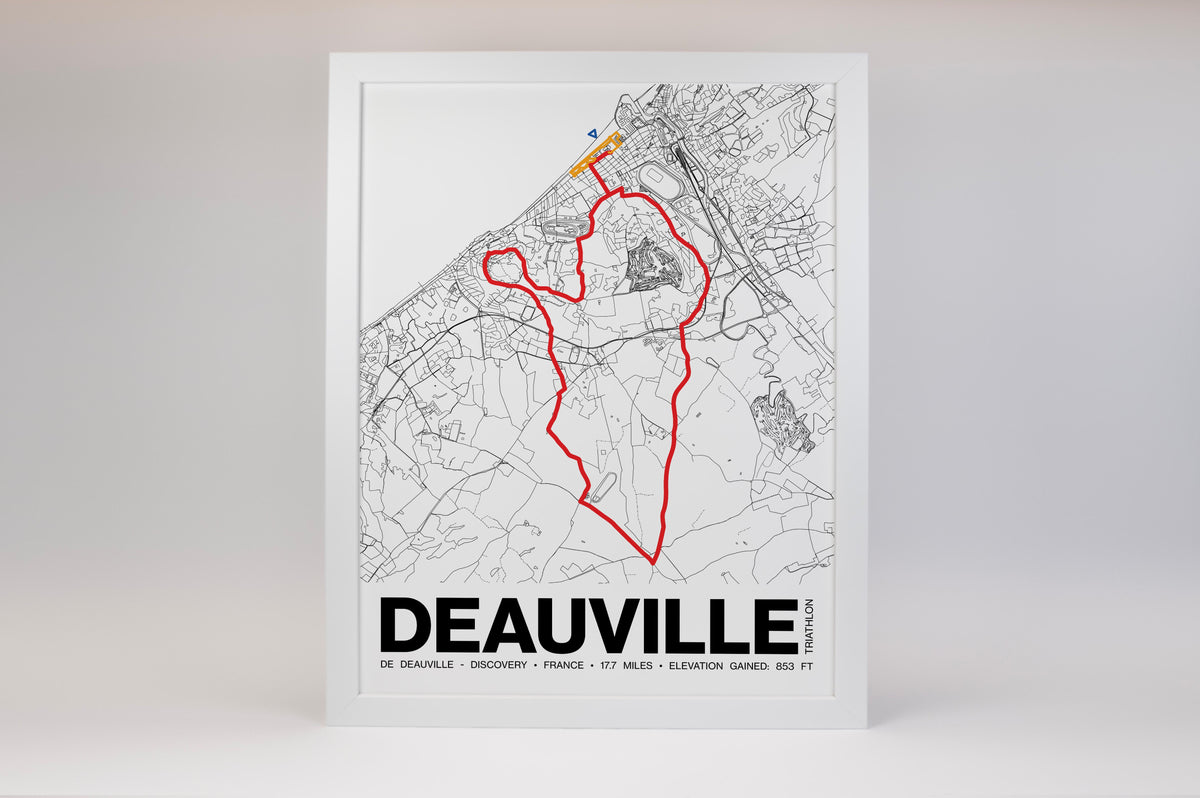 Triathlon de Deauville DISCOVERY Poster - Grid Style
