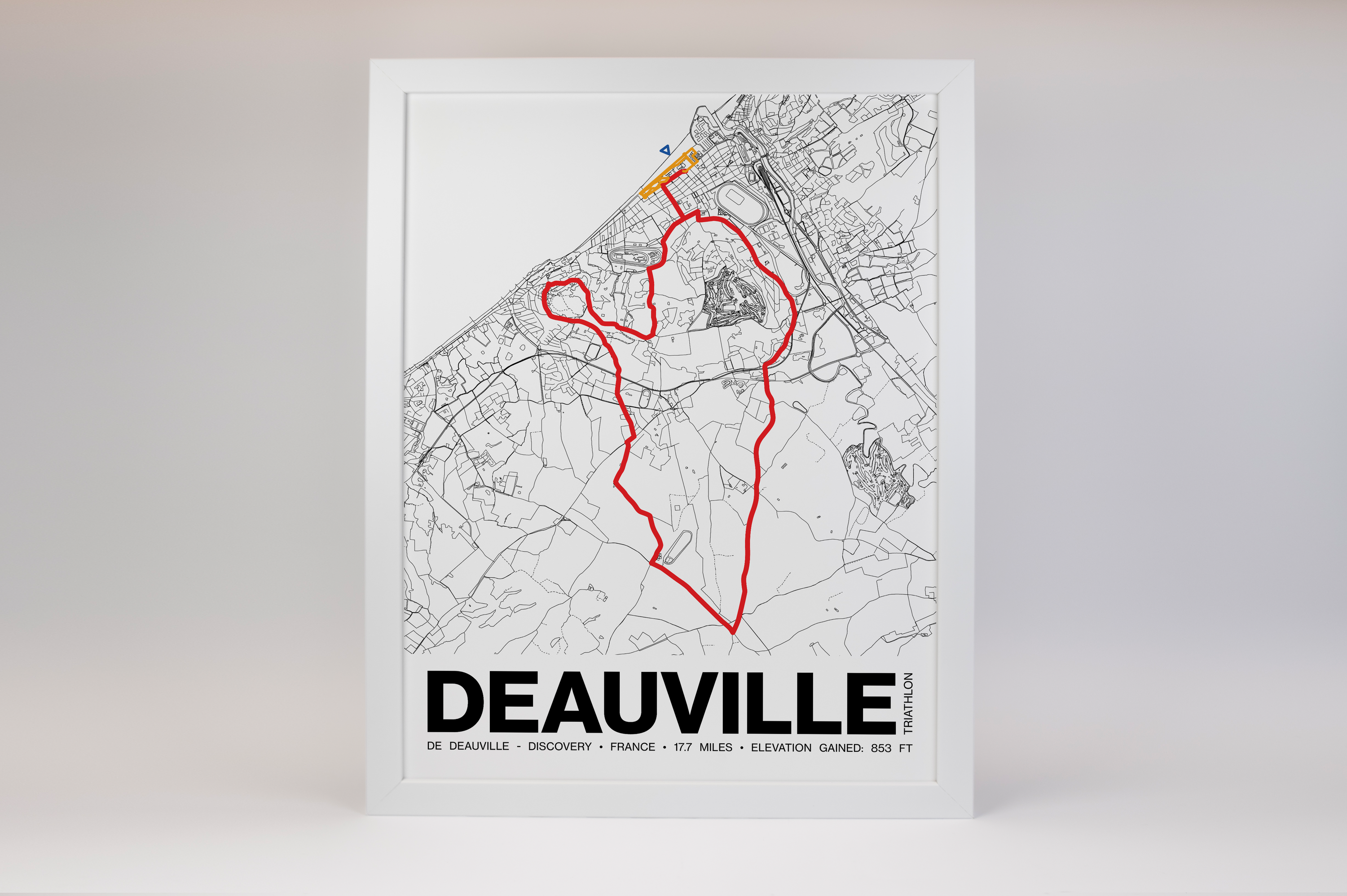 Triathlon de Deauville DISCOVERY Poster - Grid Style
