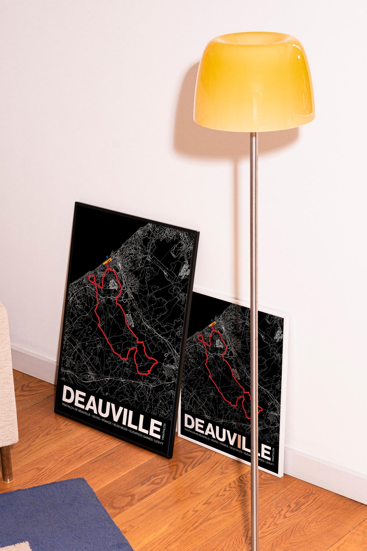 Triathlon de Deauville DO750 Poster - Grid Style