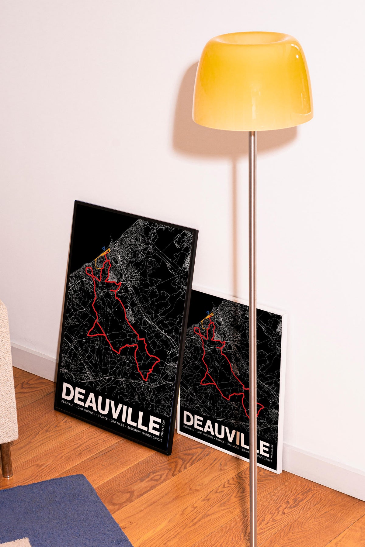Triathlon de Deauville LONG DISTANCE Poster - Grid Style