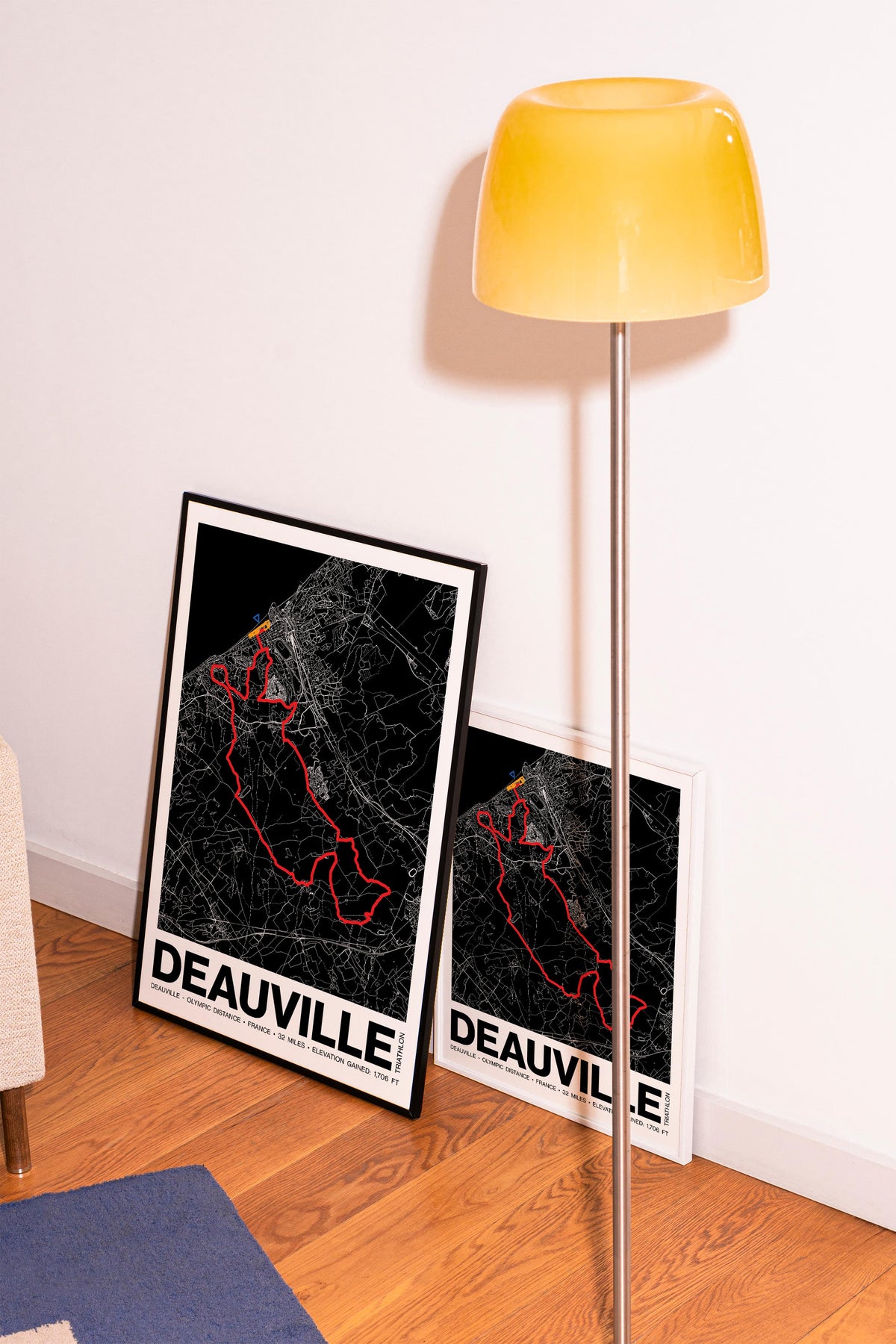 Triathlon de Deauville OLYMPIC DISTANCE Poster - Grid Style