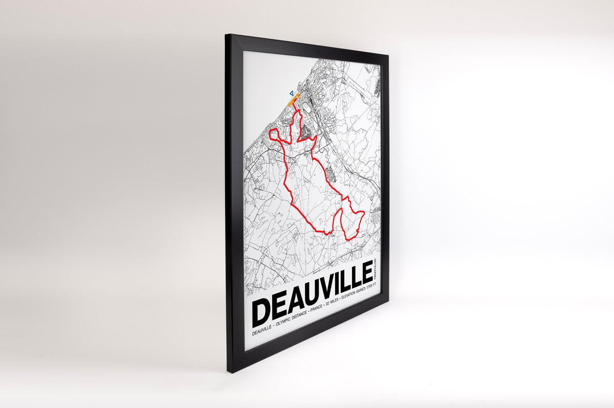 Triathlon de Deauville OLYMPIC DISTANCE Poster - Grid Style