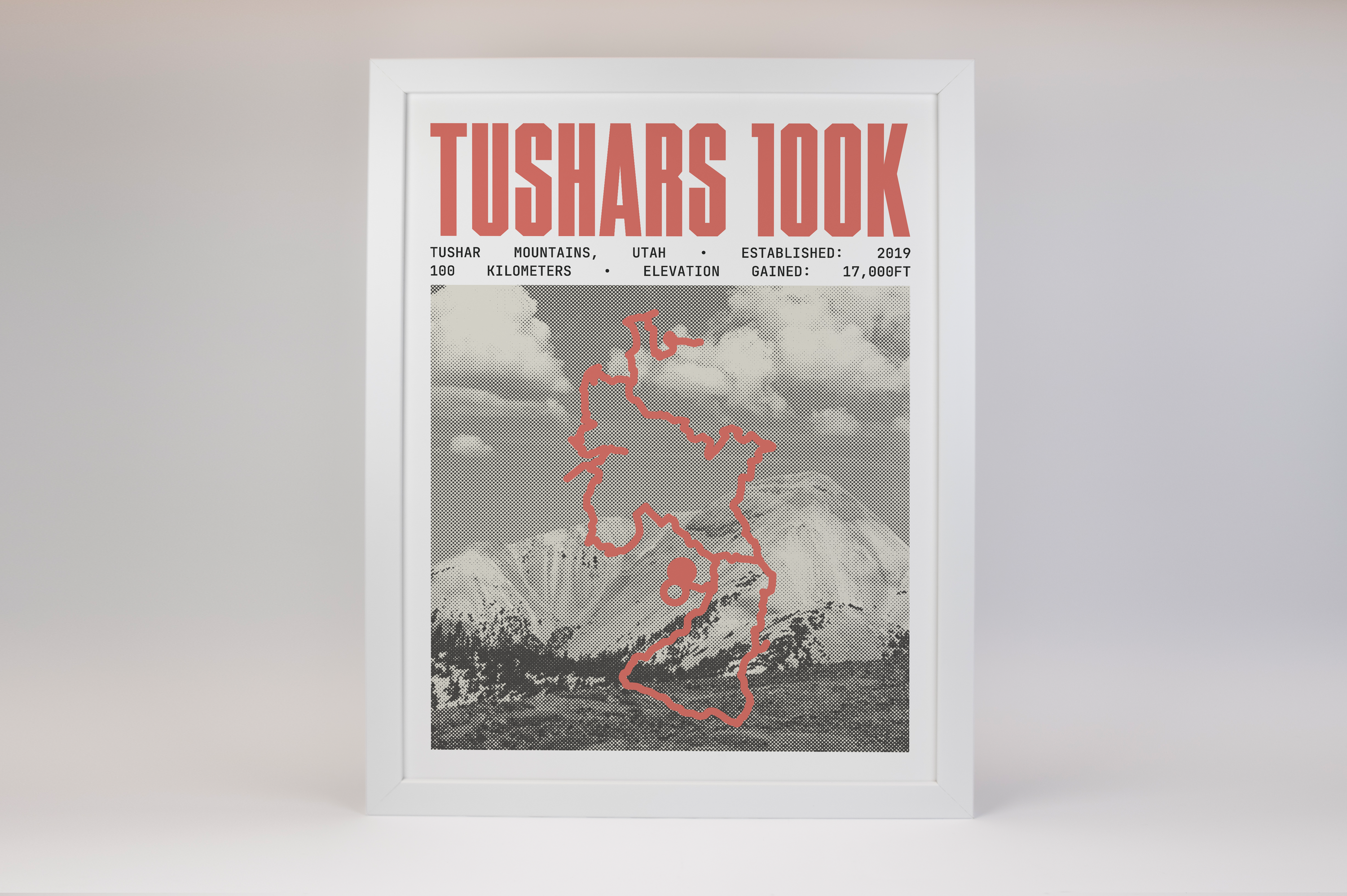 Tushars 100K Endurance Run Poster