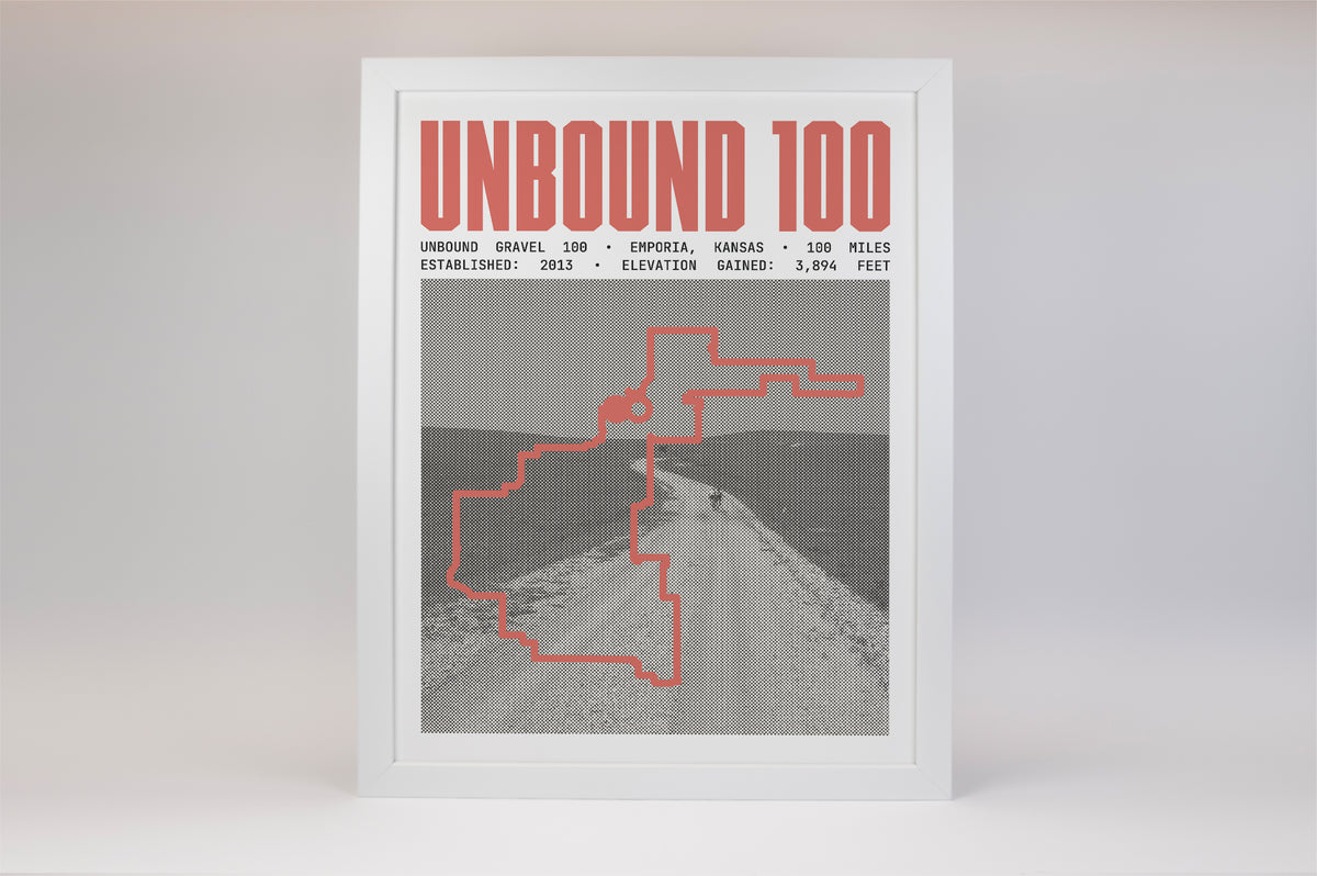 UNBOUND Gravel 100 2026 Course Poster