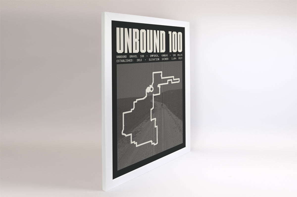 UNBOUND Gravel 100 2026 Course Poster