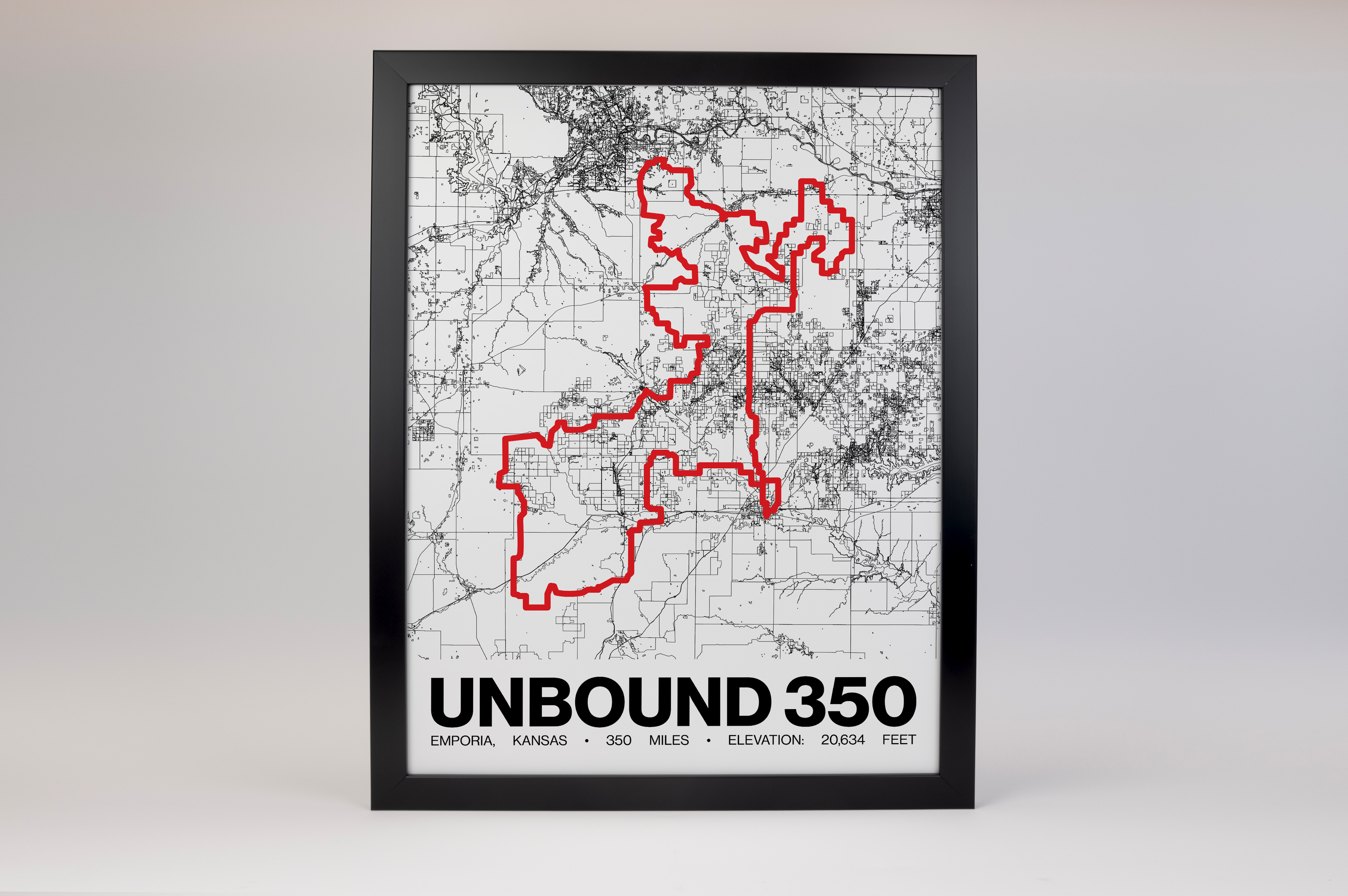 UNBOUND Gravel XL Poster - Grid Style