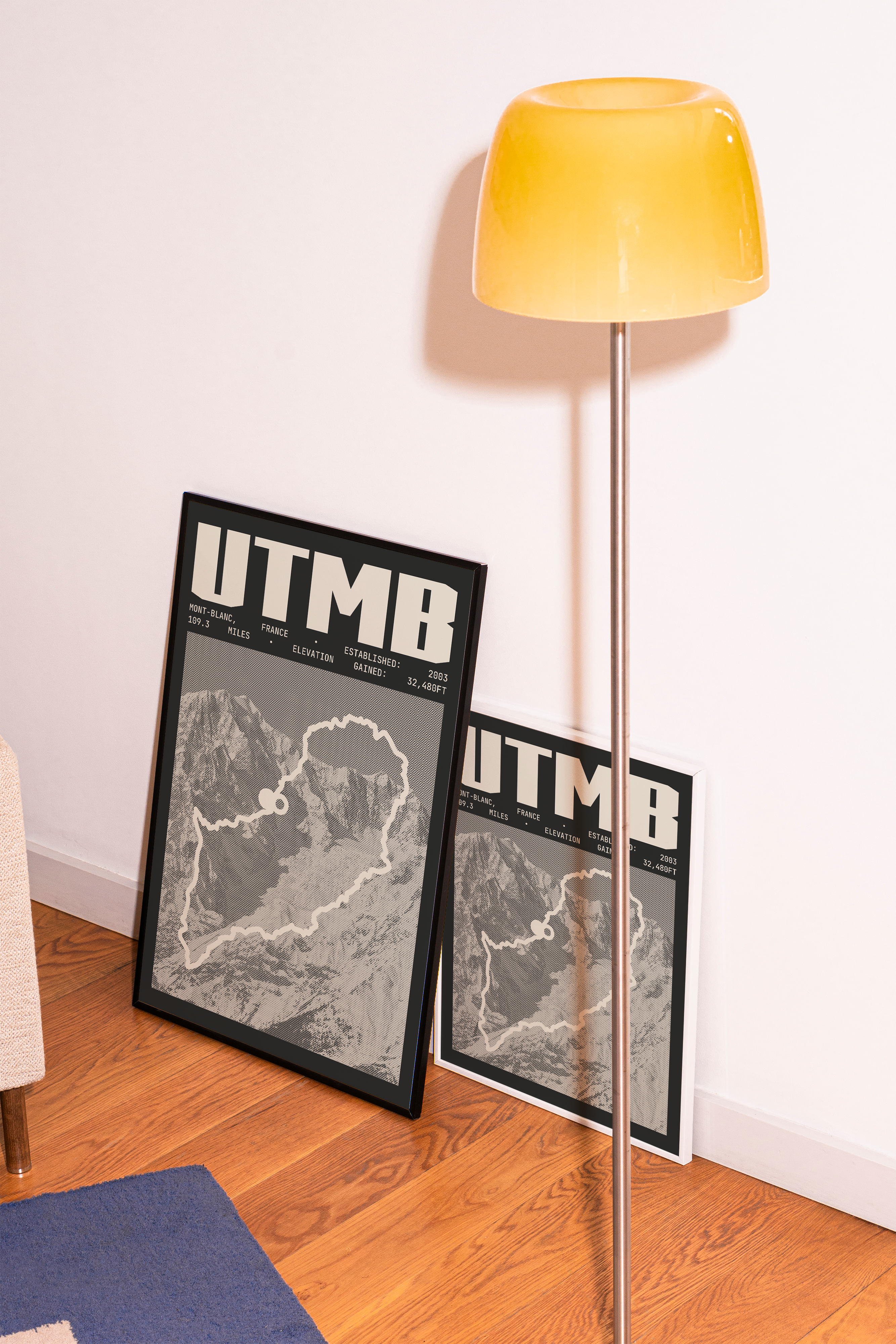 UTMB (Ultra-Trail du Mont-Blanc) – France Endurance Run Poster