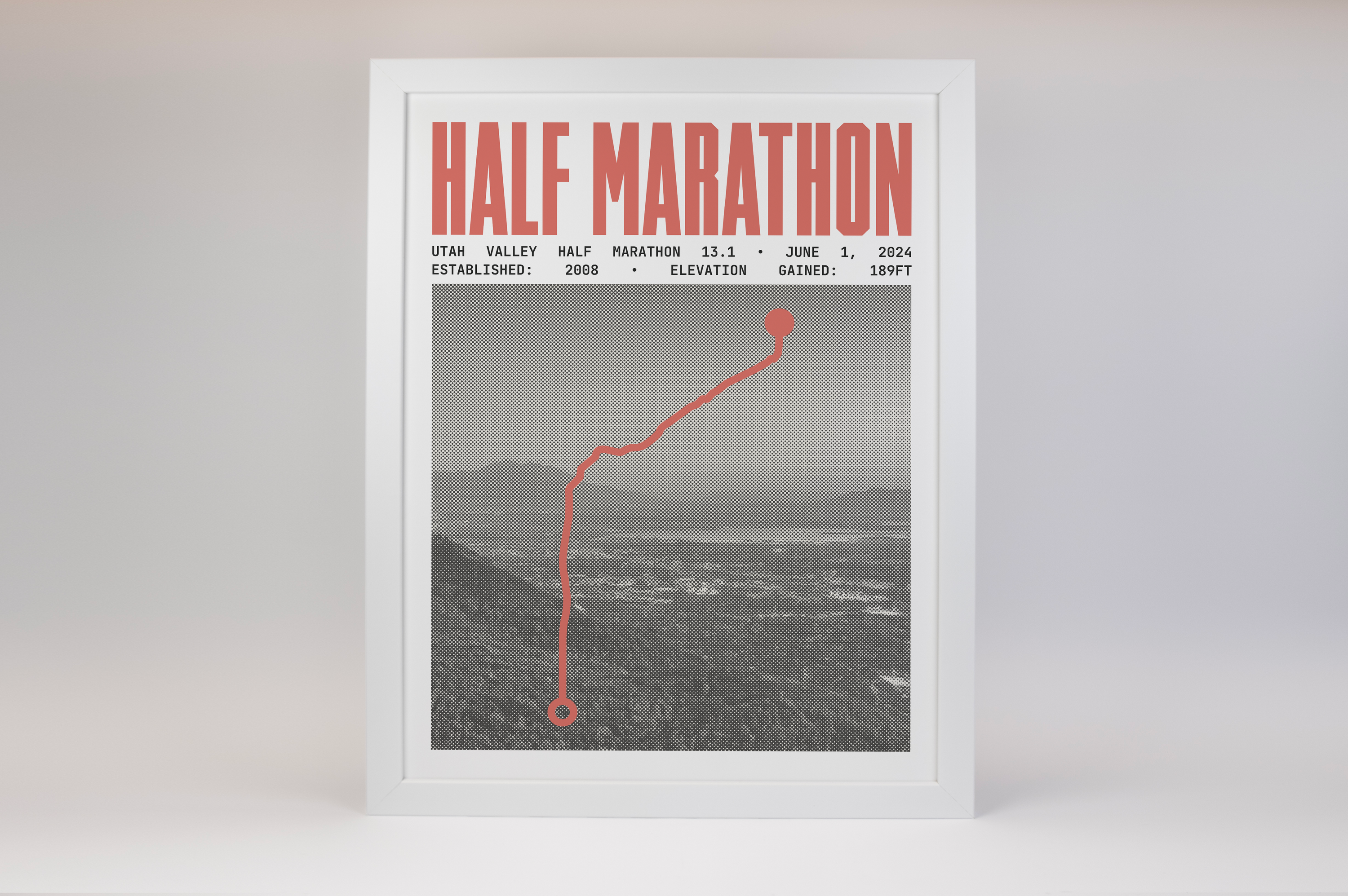 Utah Valley Half-Marathon Poster