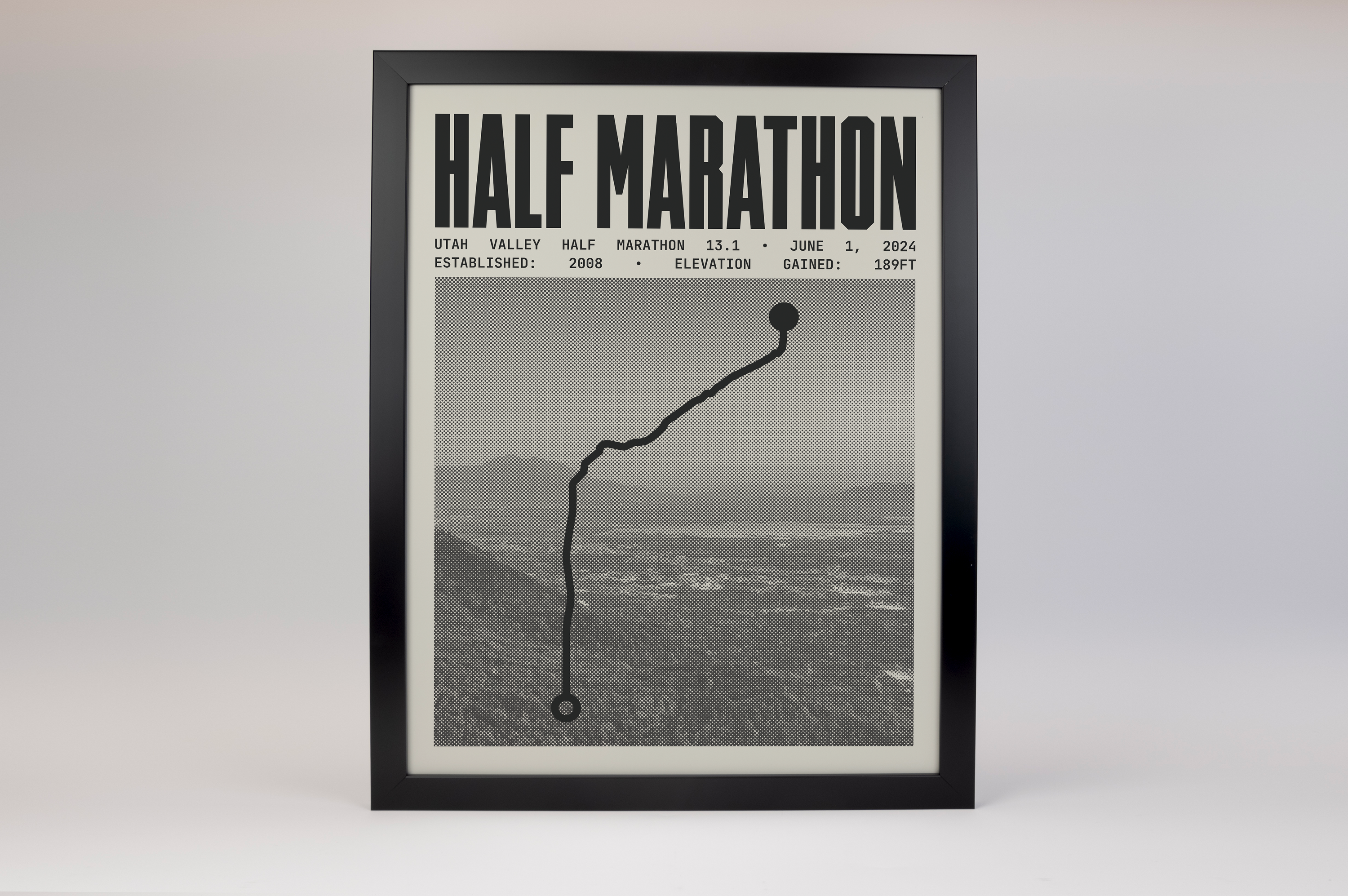 Utah Valley Half-Marathon Poster