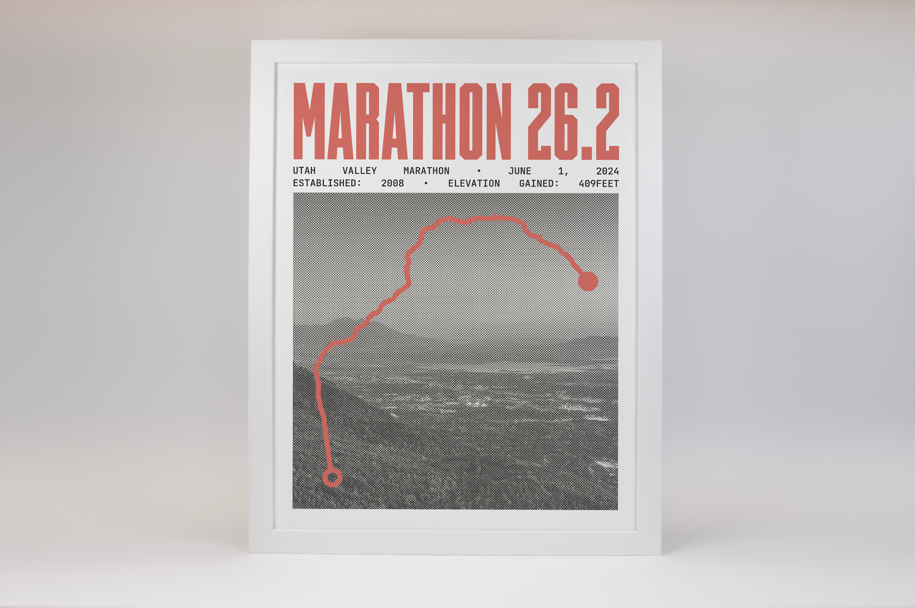 Utah Valley Marathon Poster