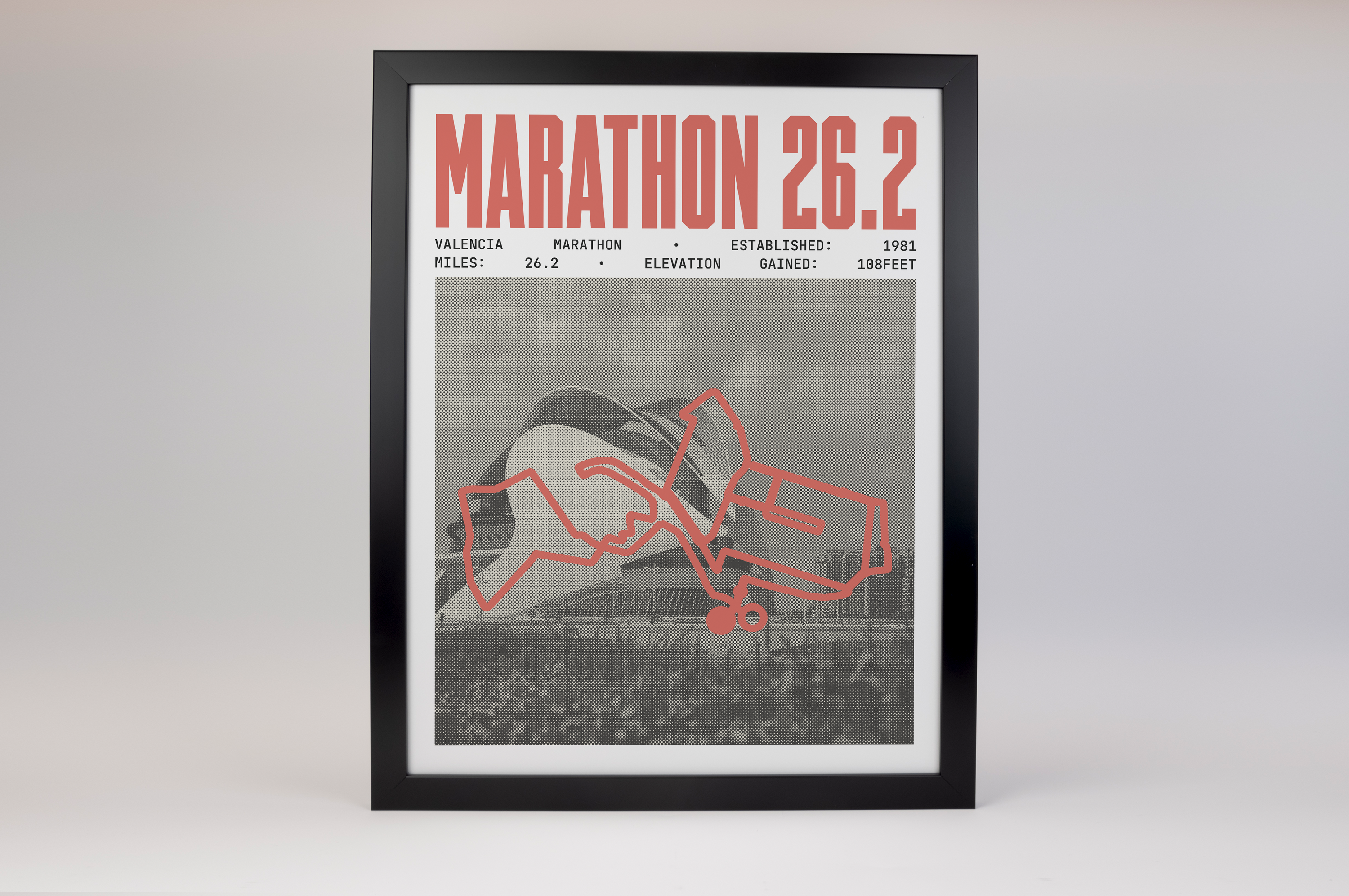 Valencia Marathon Poster