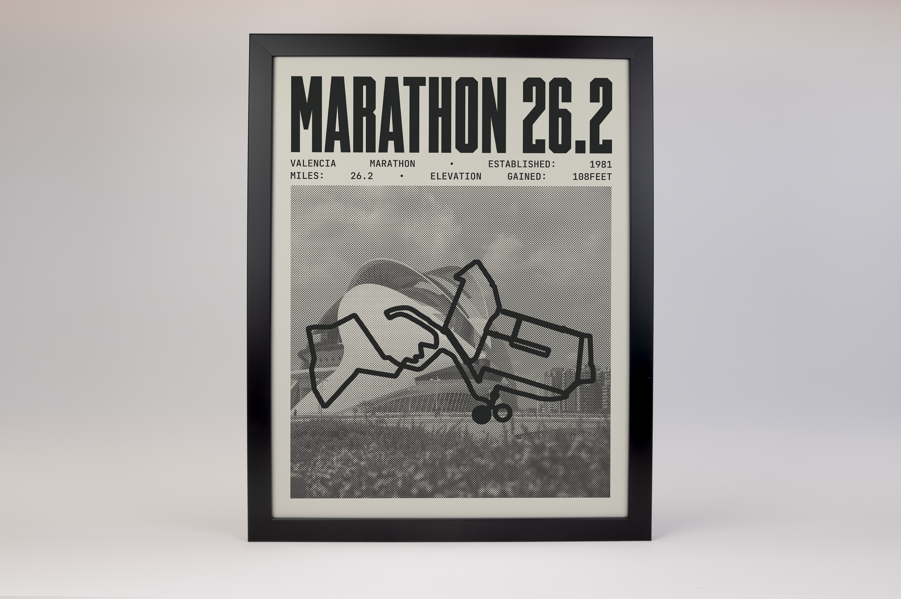 Valencia Marathon Poster