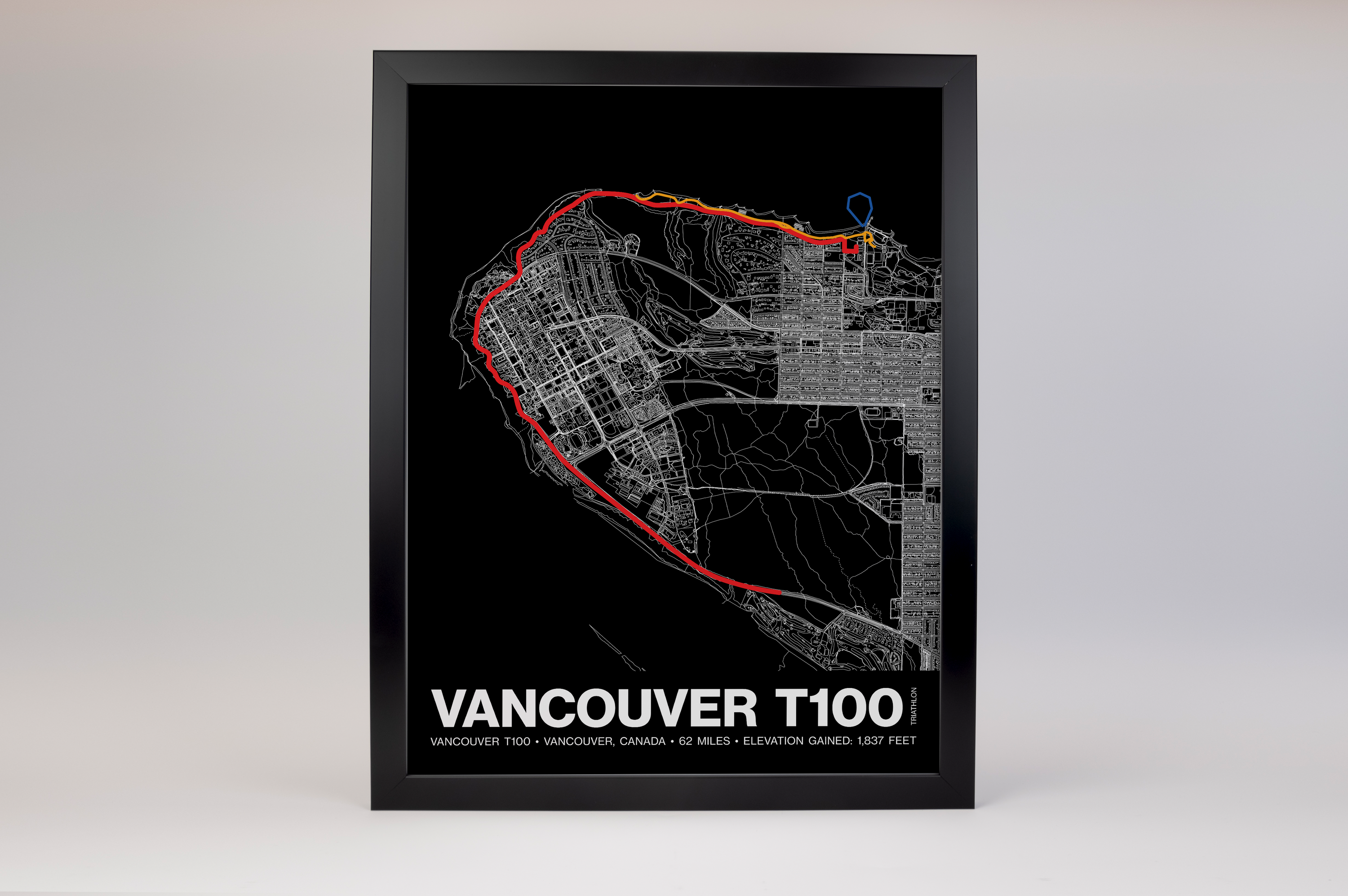 Vancouver T100 Poster - Grid Style