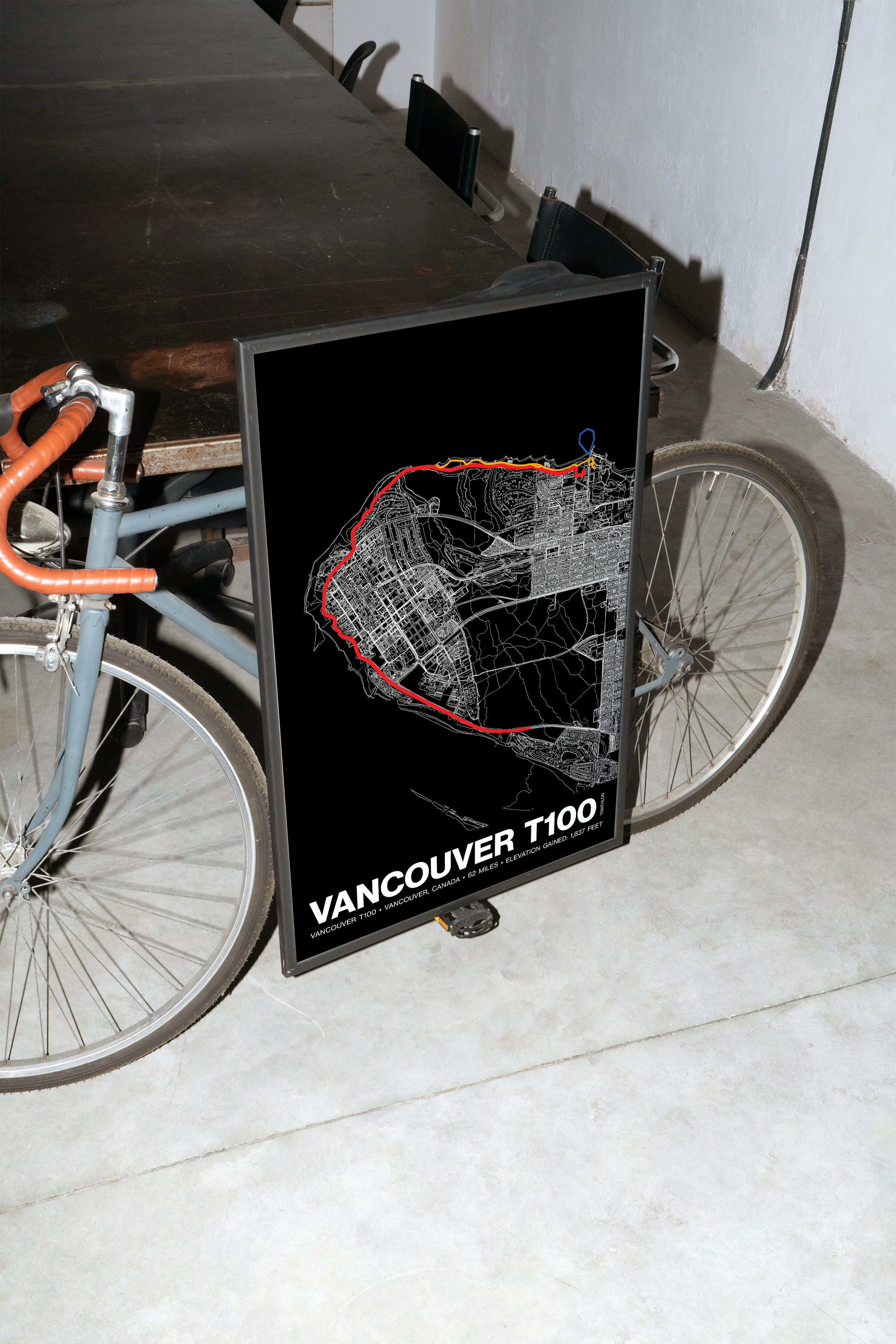 Vancouver T100 Poster - Grid Style