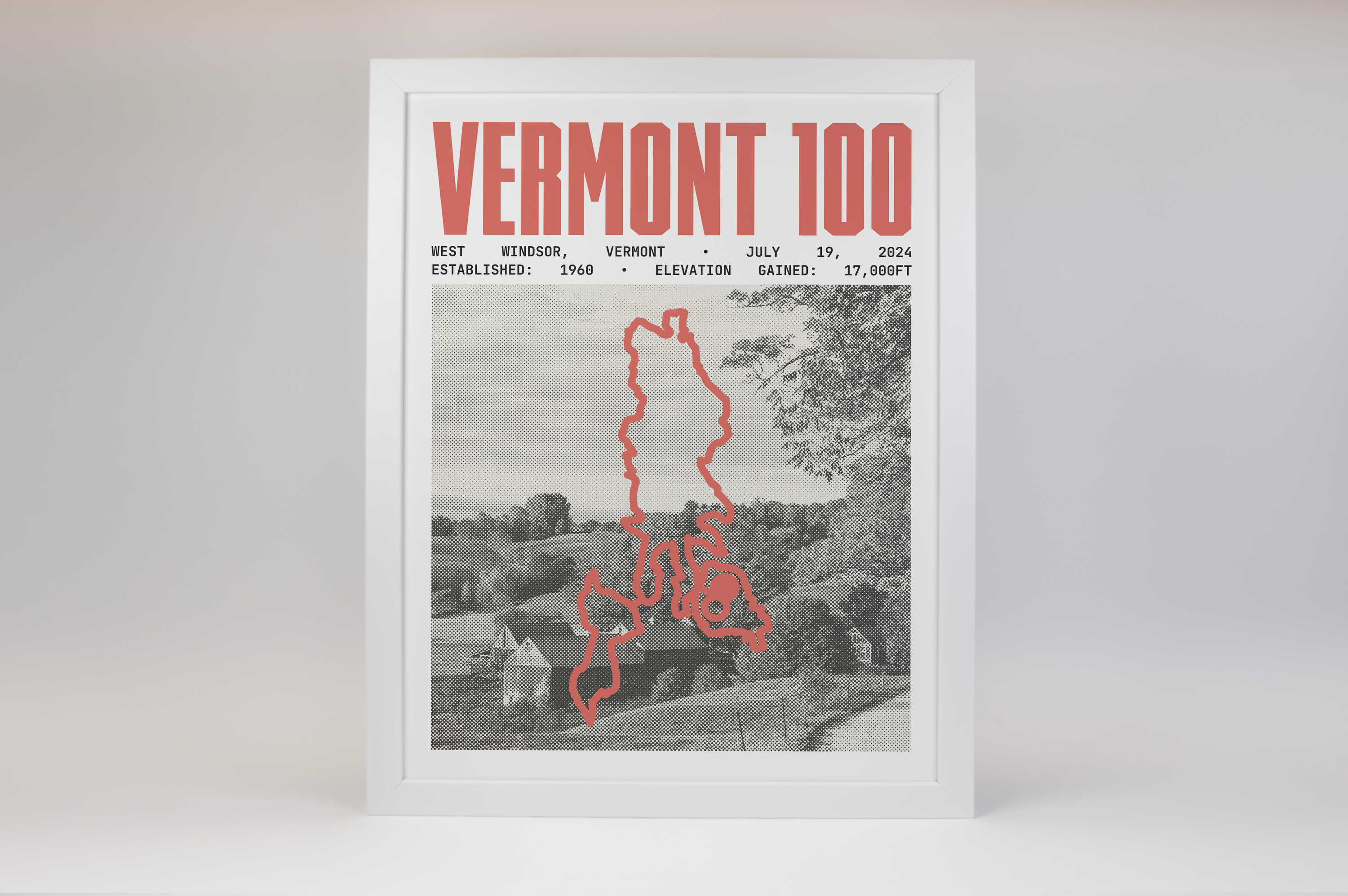 Vermont 100 Mile Endurance Run Poster