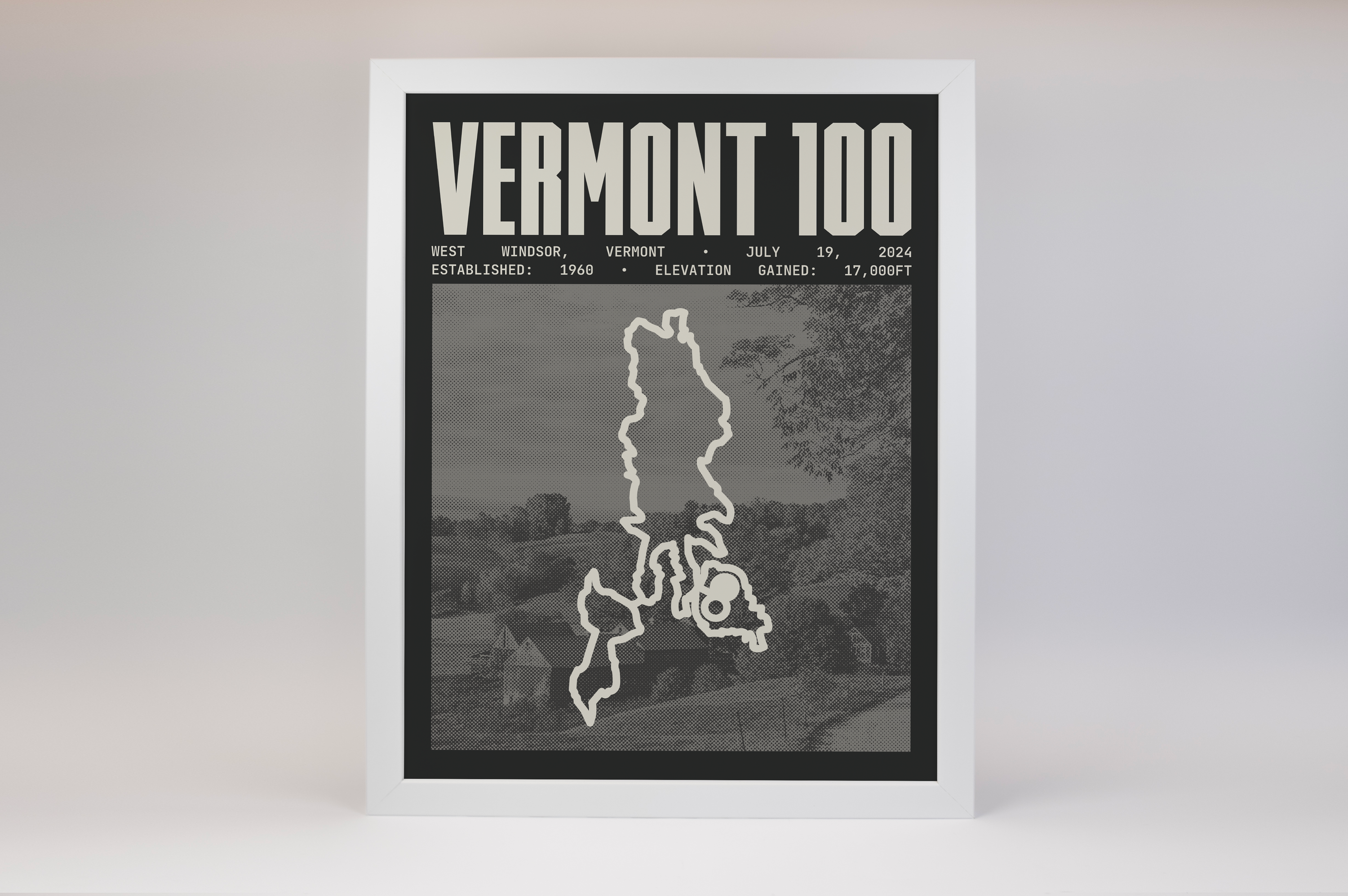 Vermont 100 Mile Endurance Run Poster