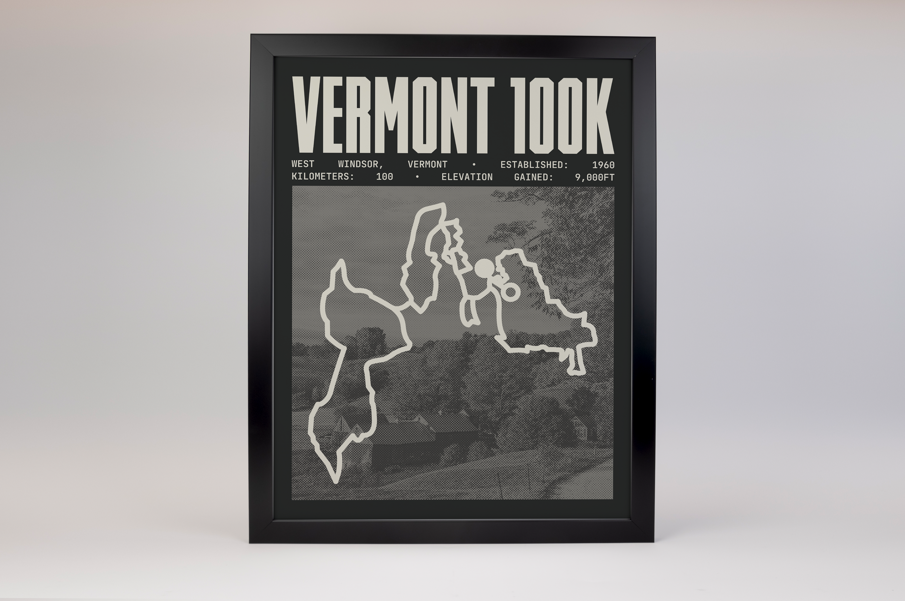 Vermont 100K Endurance Run Poster